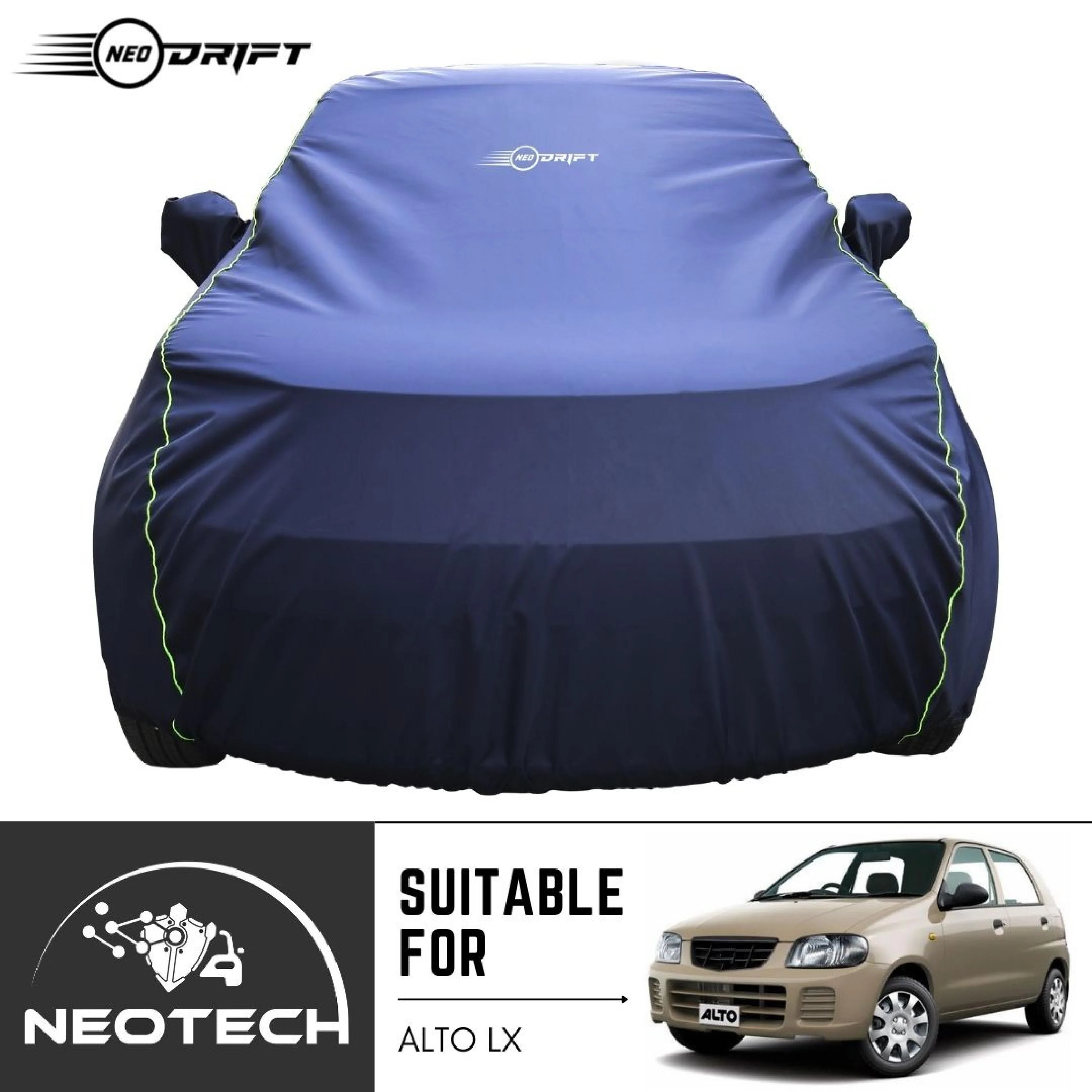 Neodrift - Car Cover for HATCHBACK Maruti Suzuki Alto LX - Image 36