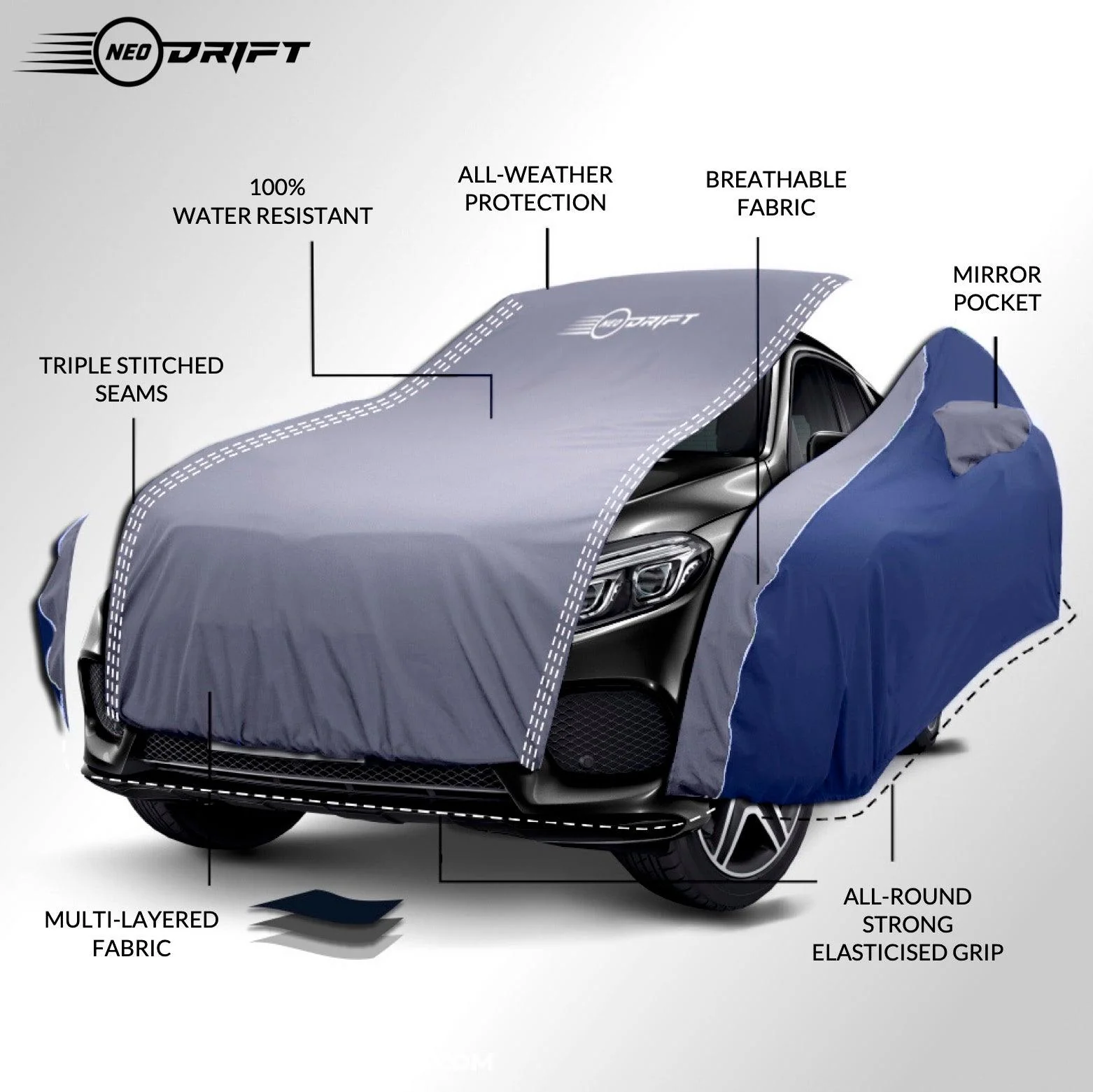 Neodrift - Car Cover for SEDAN BMW 6 SERIES GT - Image 17