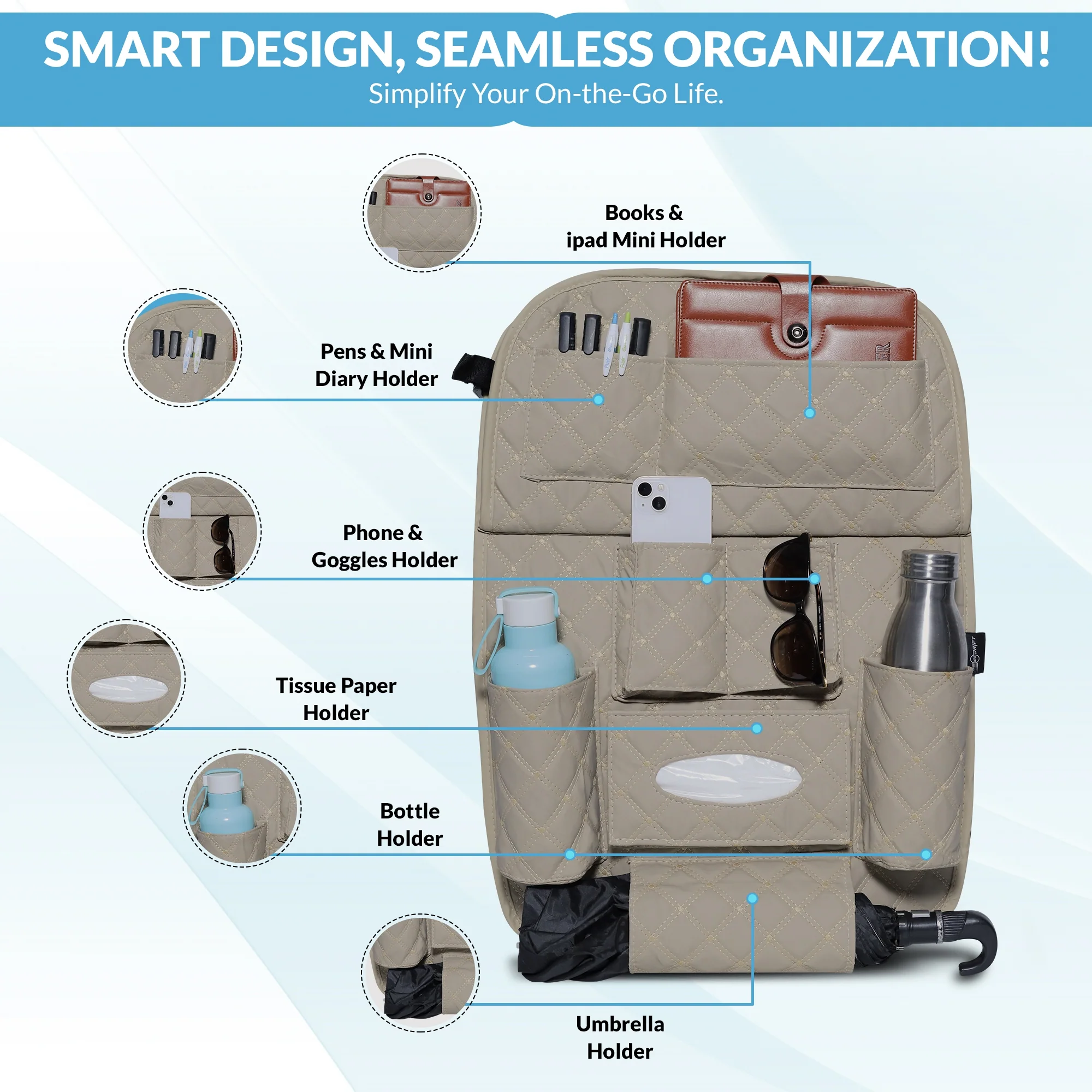 Neodrift Car Seat Organizer - Image 35