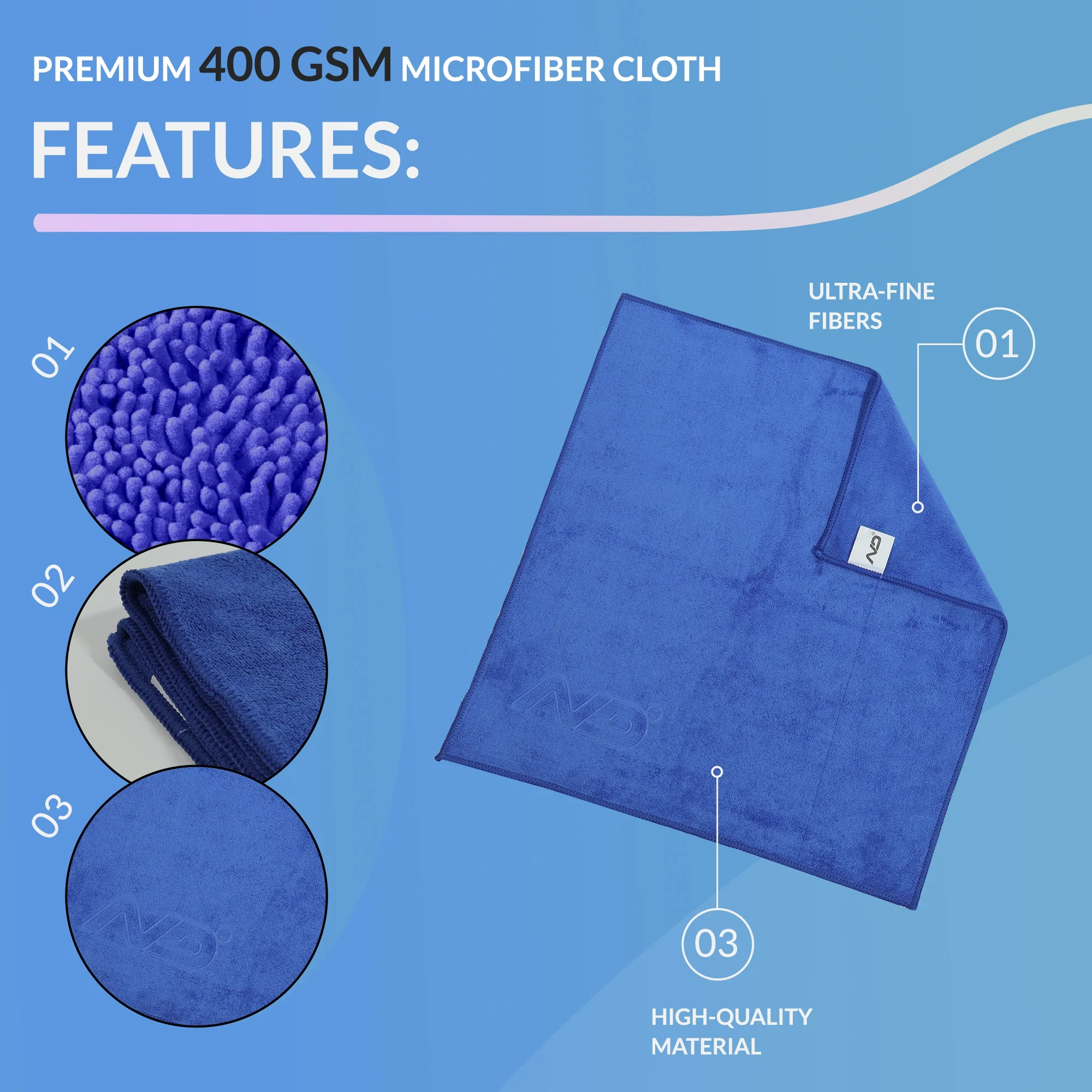 Neodrift - 400 GSM Premium Microfiber Cloth - Image 3