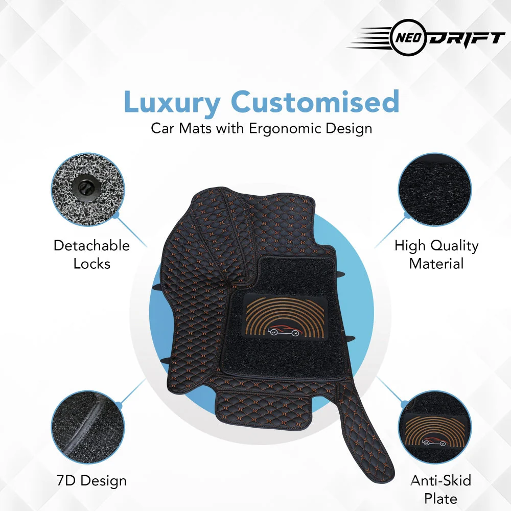 Neodrift - Car 7D Floor Mats for Honda WR-V - Regular (Set of 4) - Image 32