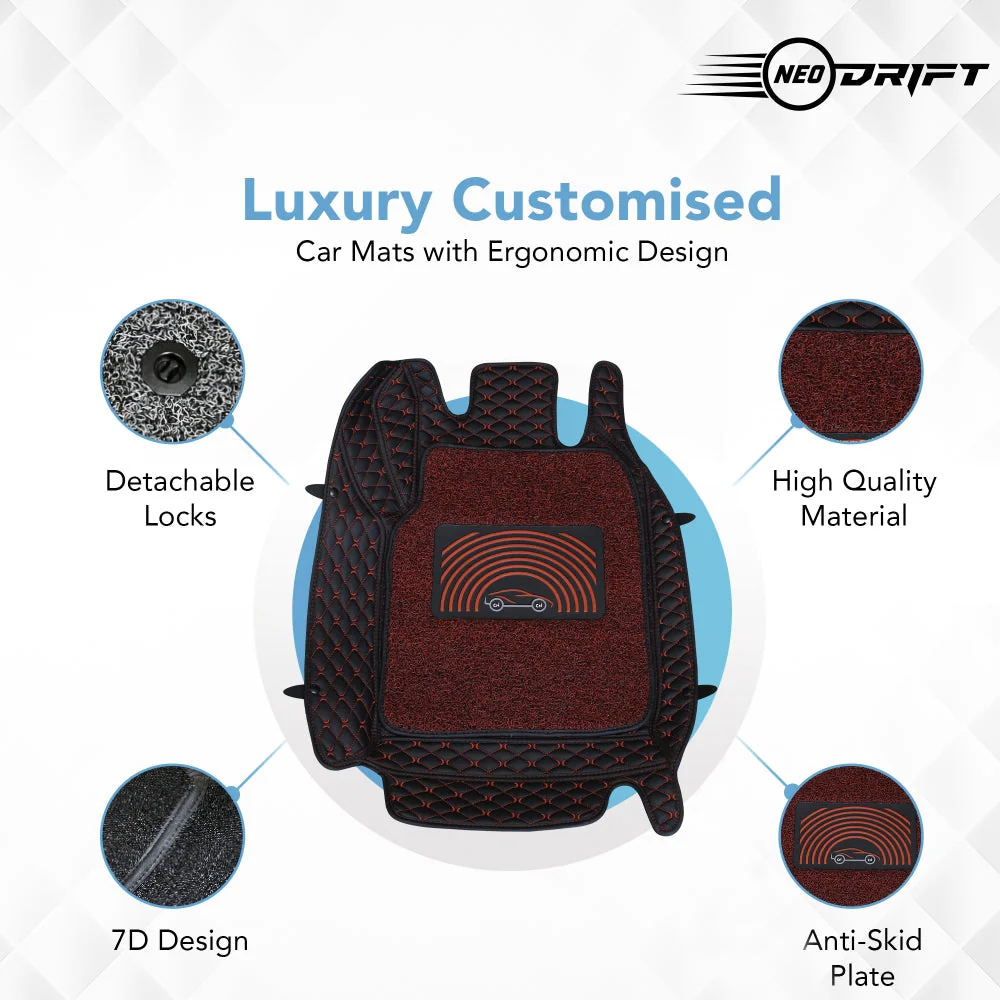Neodrift - Car 7D Floor Mats for Mahindra Bolero - Regular (Set of 6) - Image 22