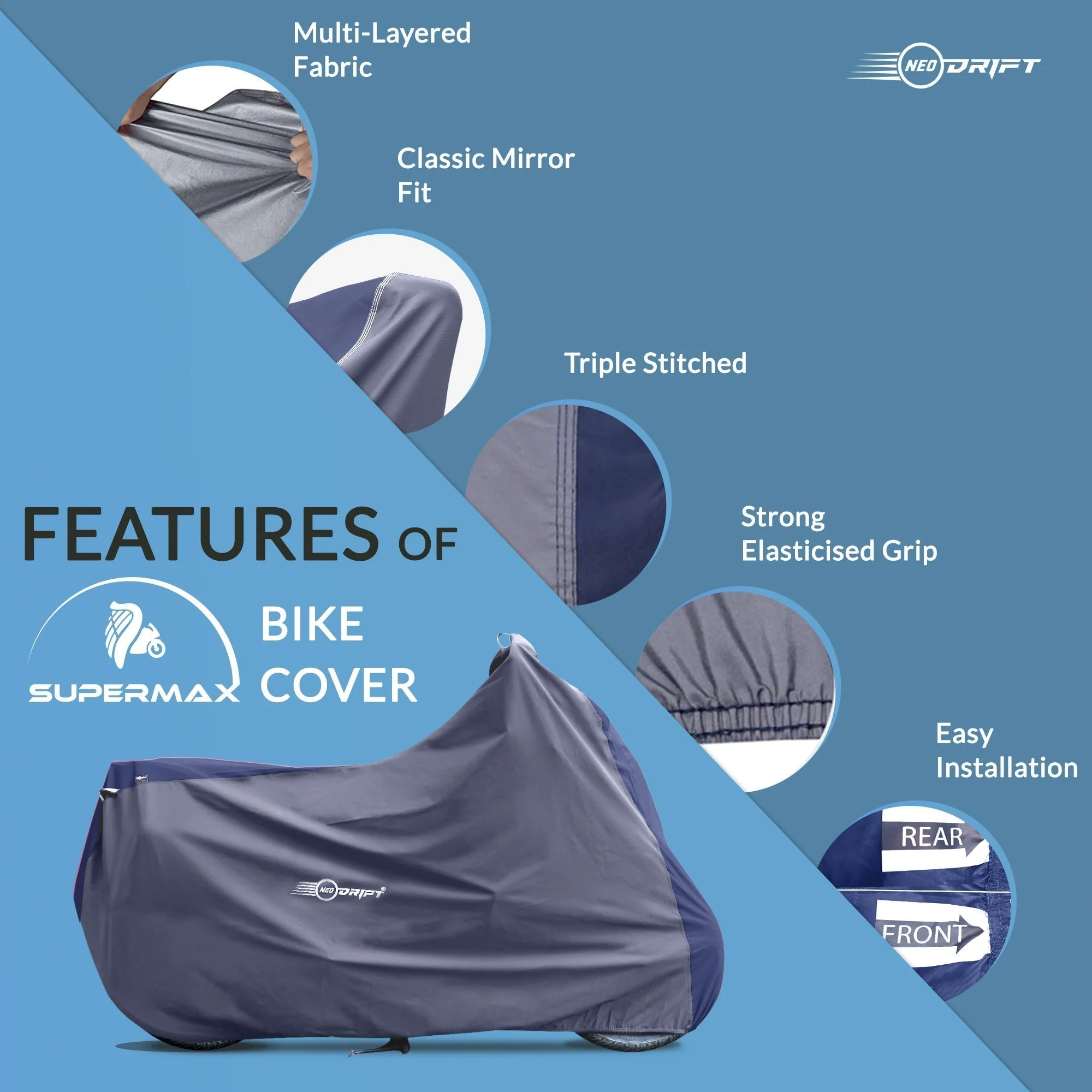 Neodrift Bike Cover for Bajaj Pulsar NS400 - Image 71
