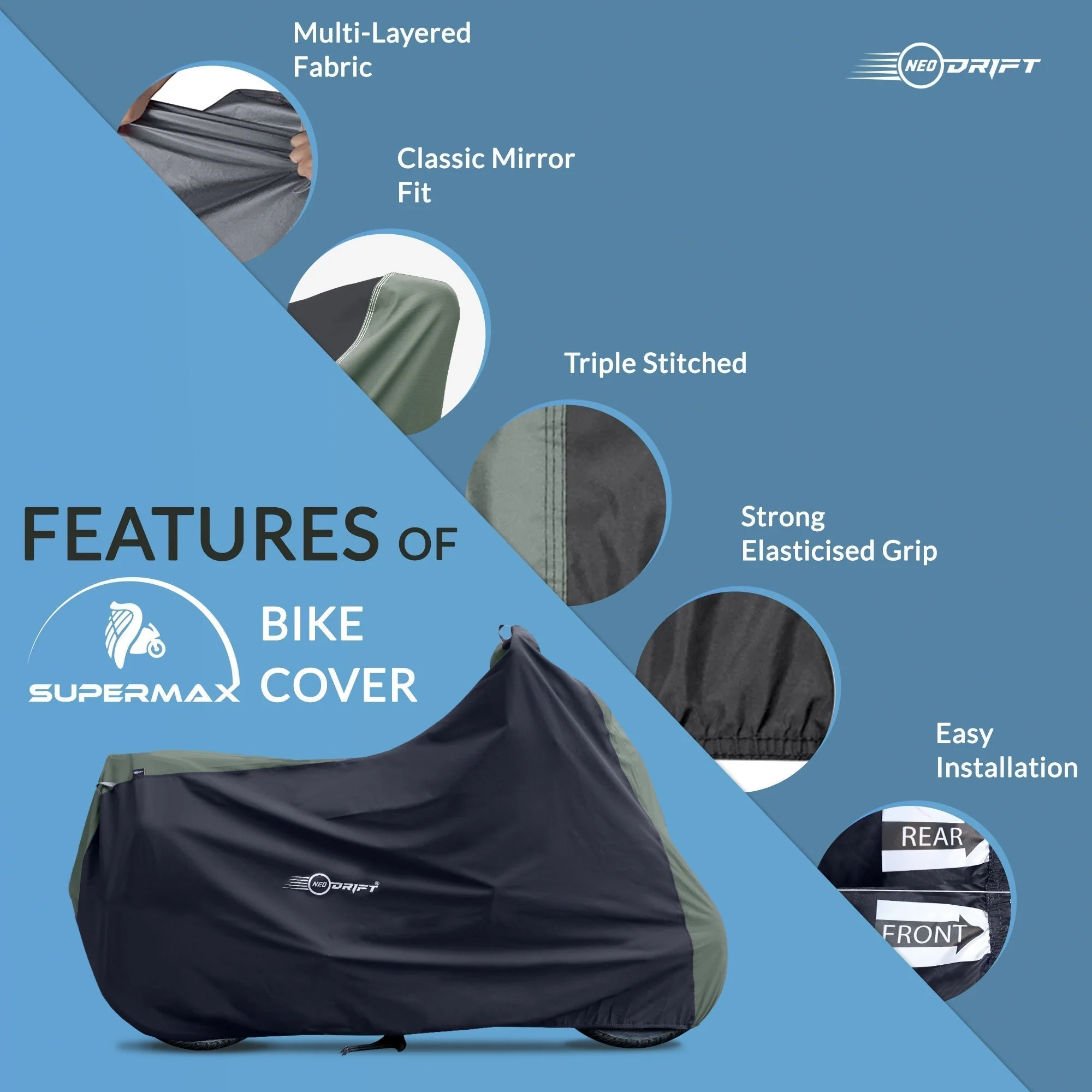 Neodrift Bike Cover for Ducati Multistrada V4 - Image 56
