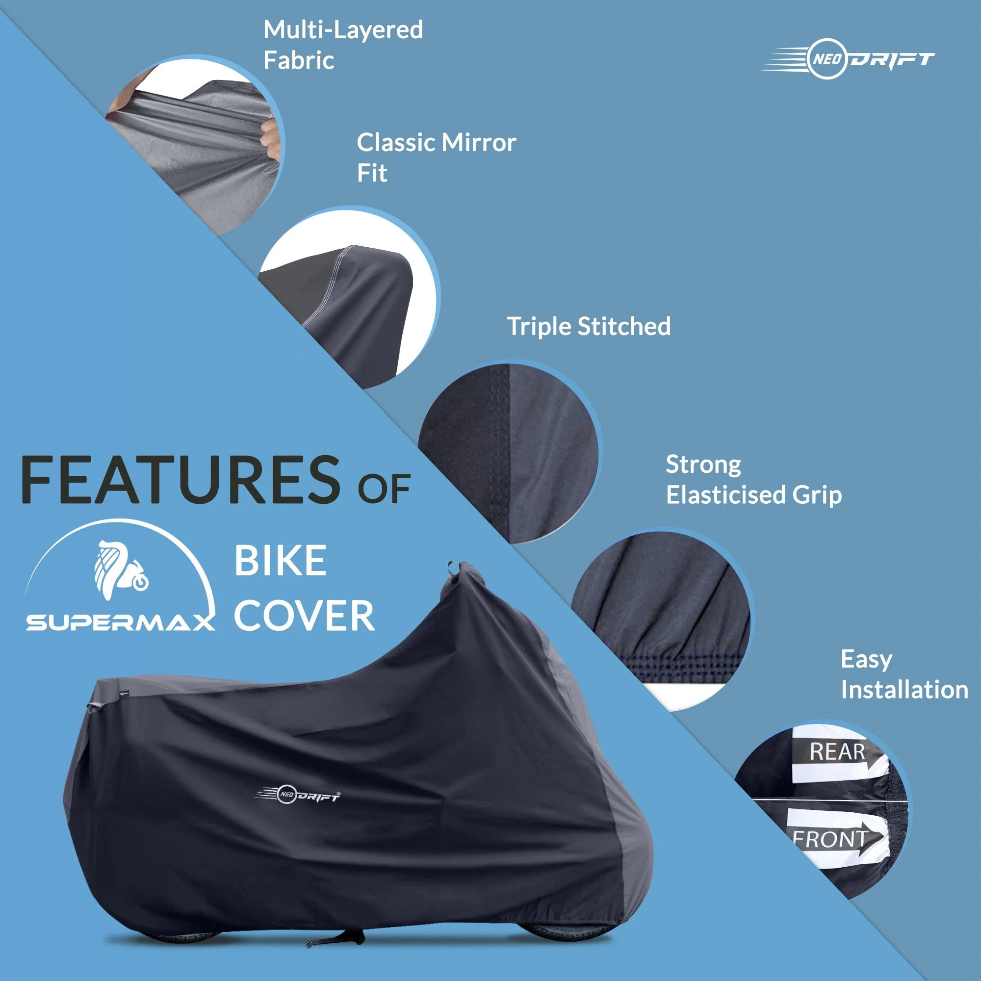Neodrift Bike Cover for Royal Enfield Shotgun 650 - Image 66