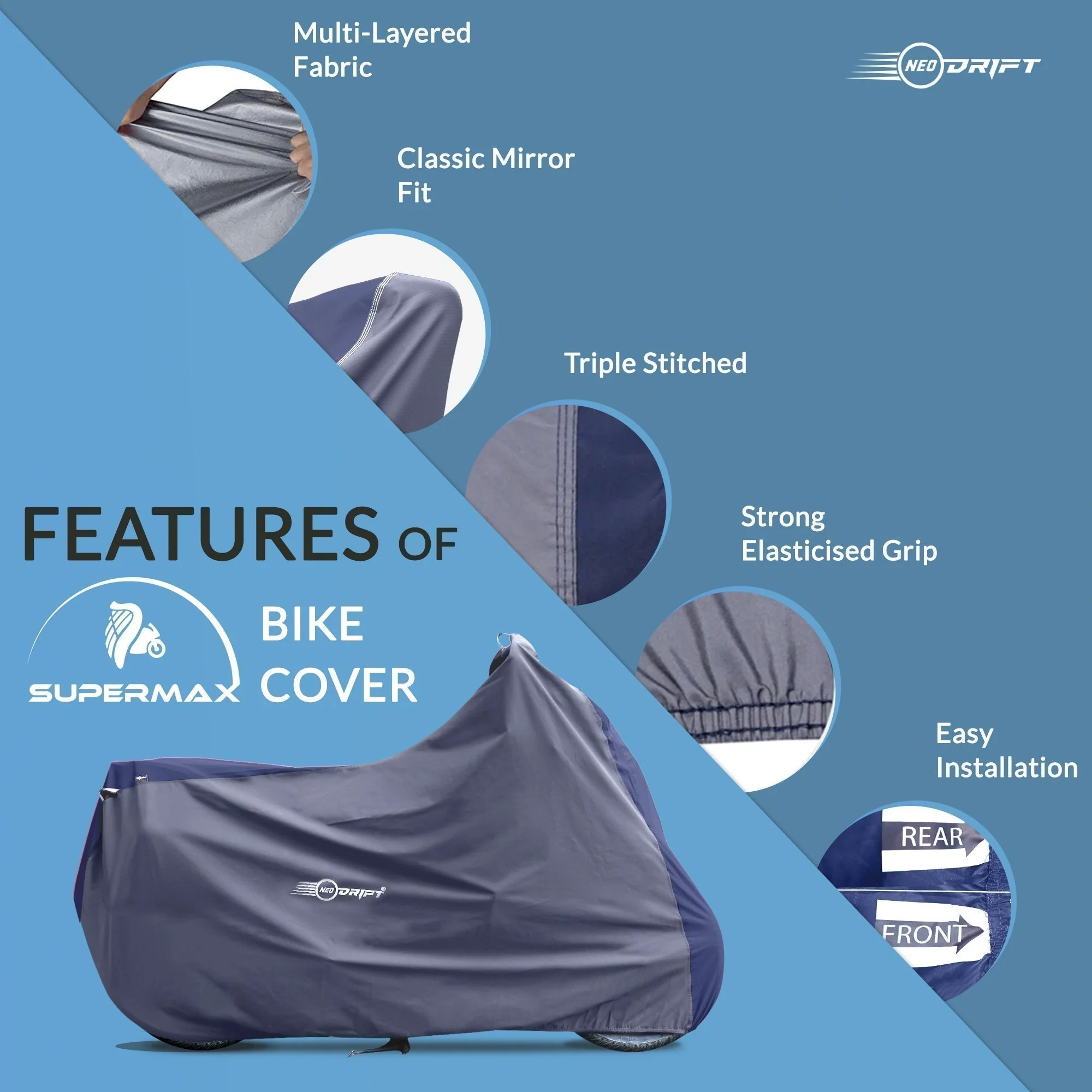Neodrift Bike Cover for Royal Enfield Shotgun 650 - Image 74