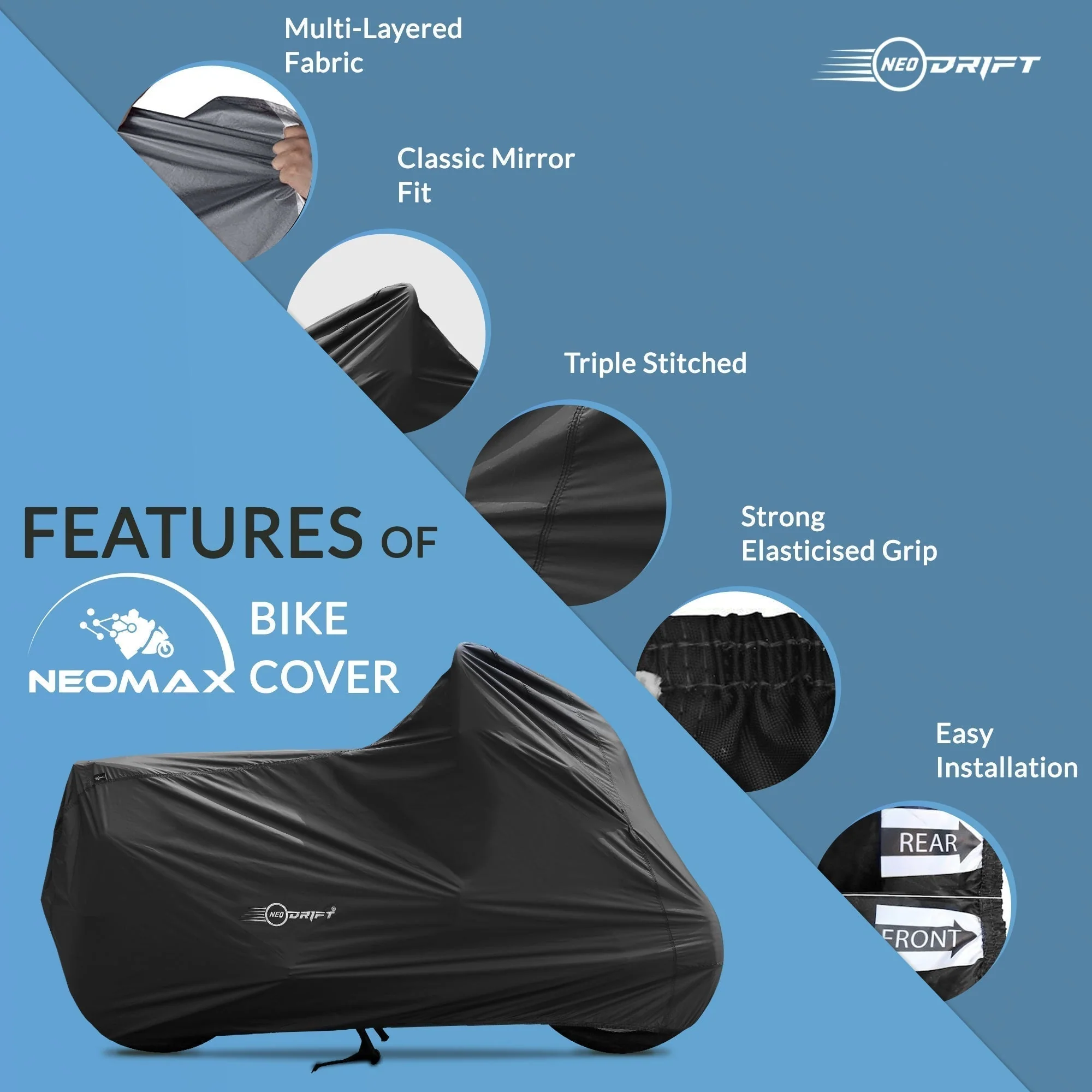Neodrift Bike Cover for Royal Enfield Shotgun 650 - Image 83