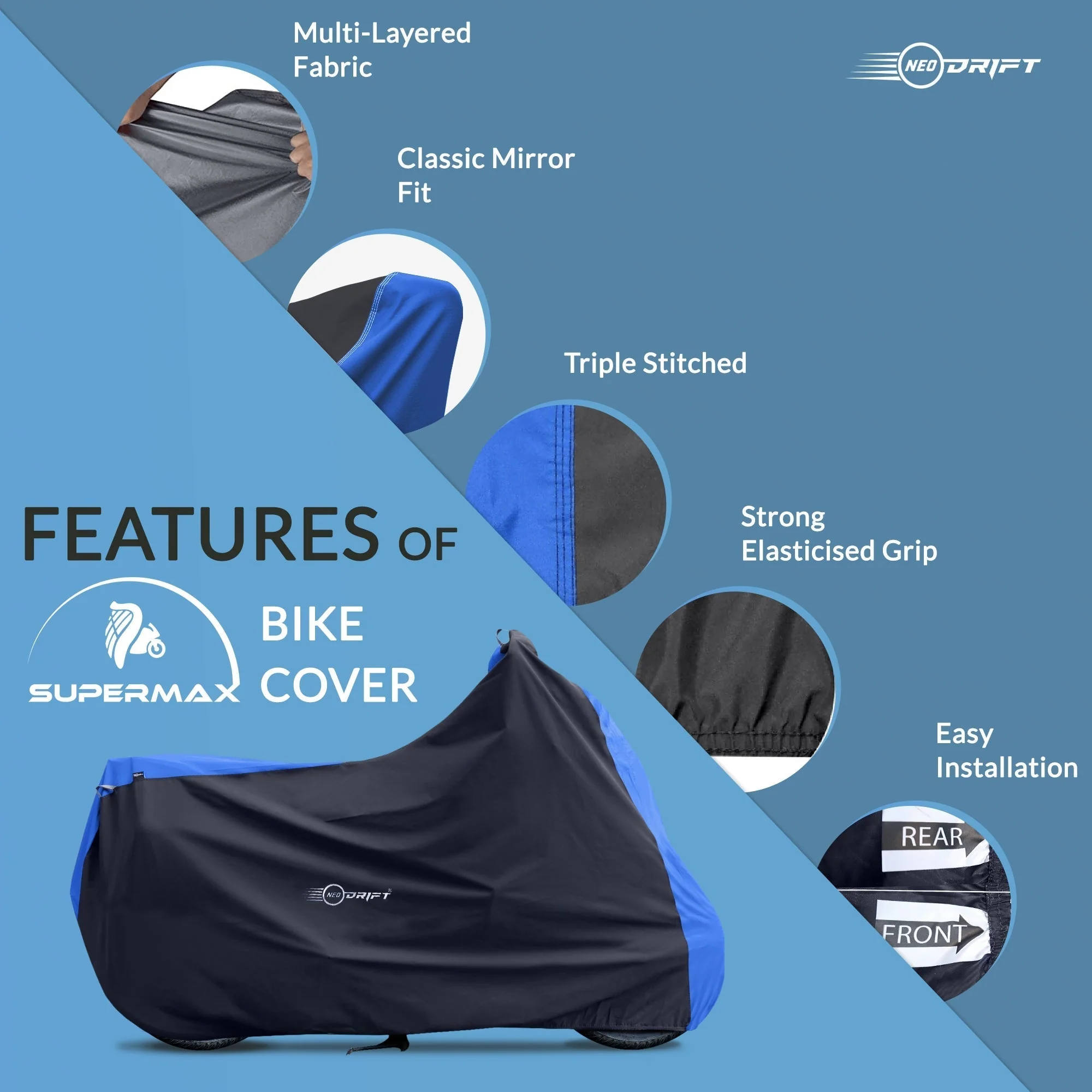 Neodrift Bike Cover for Yamaha Vmax - Image 43