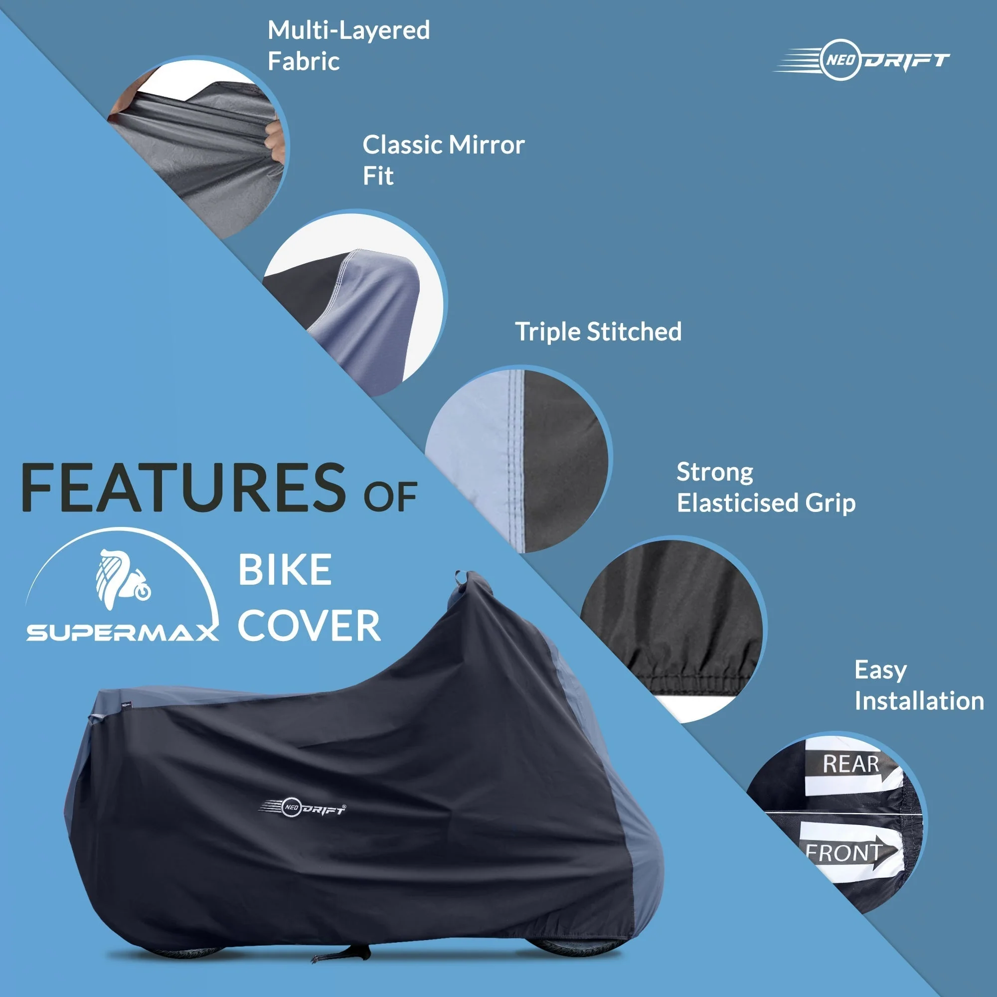 Neodrift Bike Cover for Yamaha Vmax - Image 59