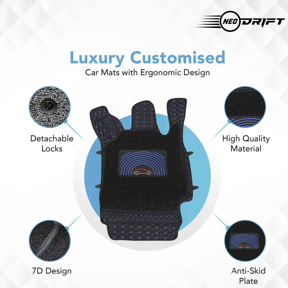 Neodrift - Car 7D Floor Mats for BYD eMax 7 - Regular (Set of 6) - Image 16