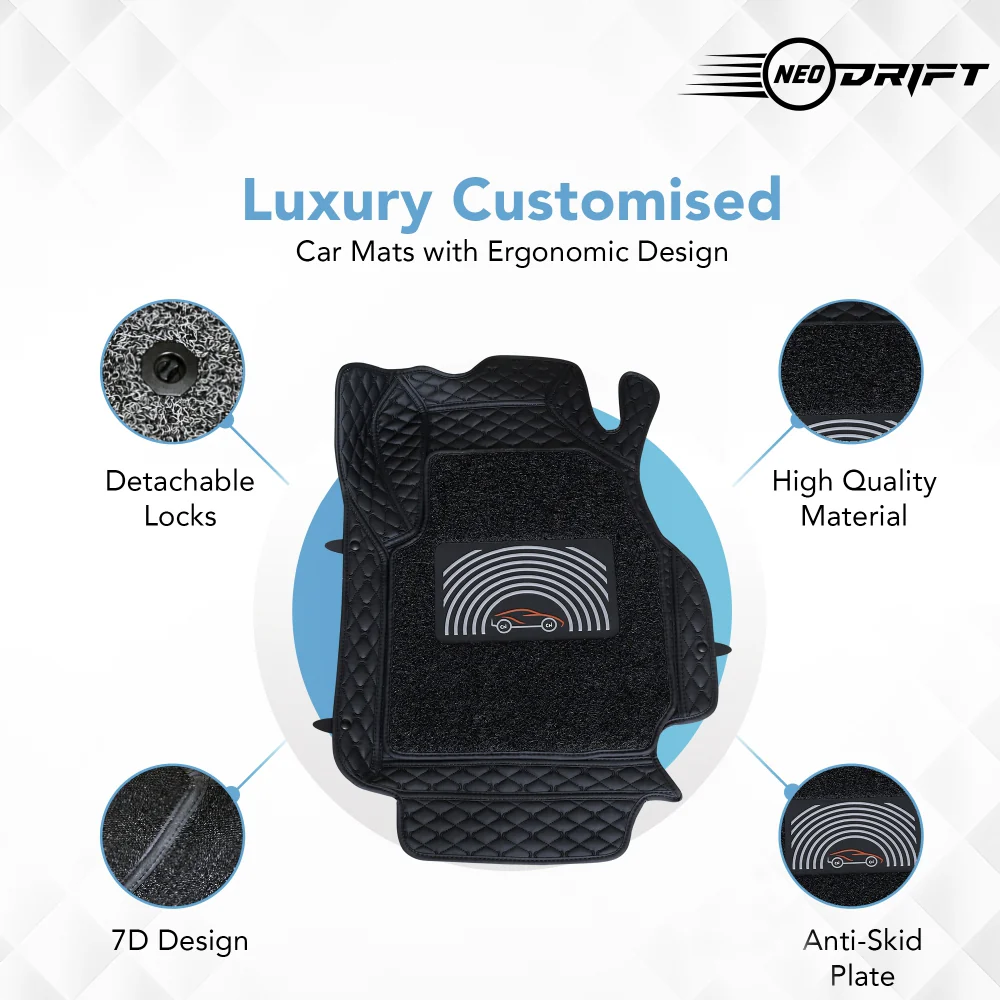 Neodrift - Car 7D Floor Mats for BYD eMax 7 - Regular (Set of 6) - Image 4