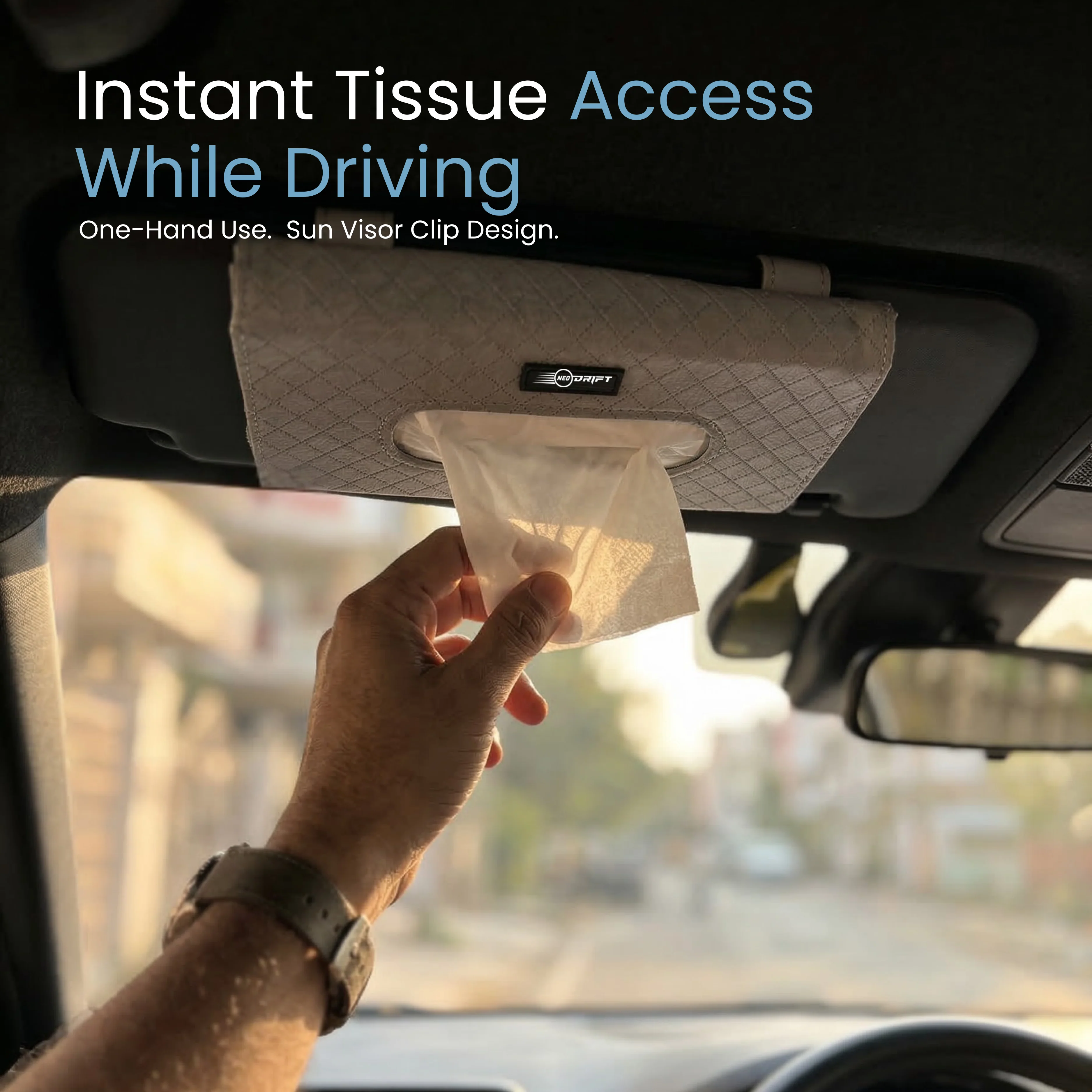 Neodrift Car Air Freshener & Sun Visor Tissue Holder Combo - Image 15
