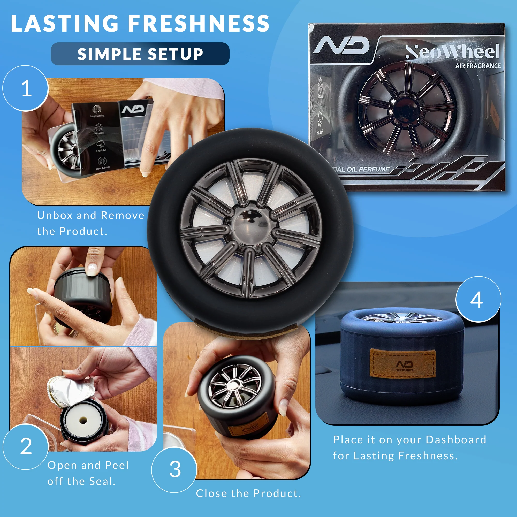 Neodrift Car Air Freshener & Sun Visor Tissue Holder Combo - Image 30