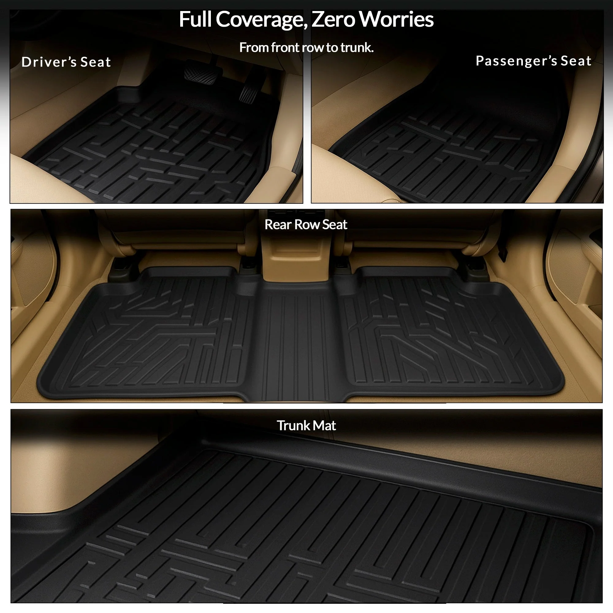 Neodrift - DriftLiner 5D Car Floor Mats for Mahindra Thar | Mahindra Thar Roxx - Regular (Set of 4) - Image 4