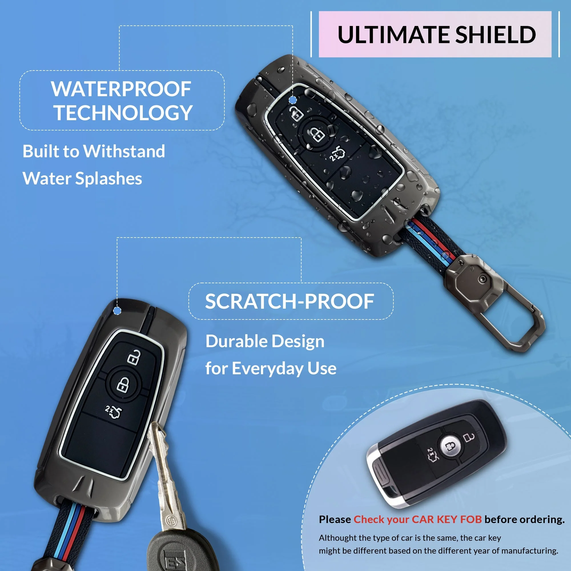 Neodrift 'KeyShield' Key Cover for Ford Aspire - Image 9