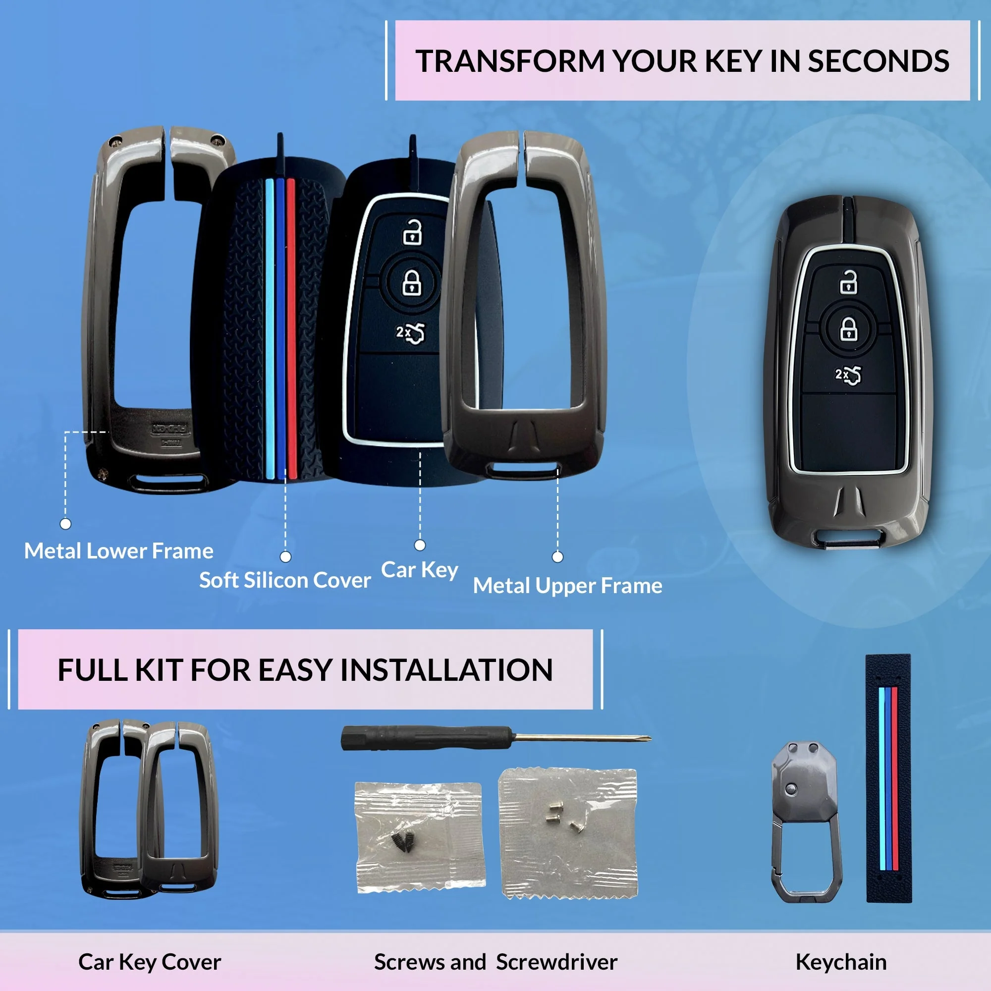 Neodrift 'KeyShield' Key Cover for Ford Figo - Image 12