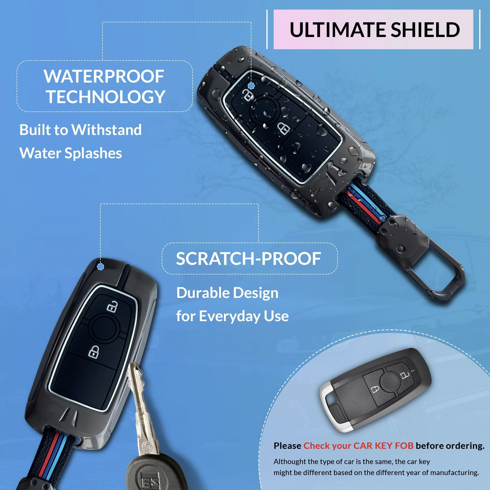 Neodrift 'KeyShield' Key Cover for Ford Figo - Image 3