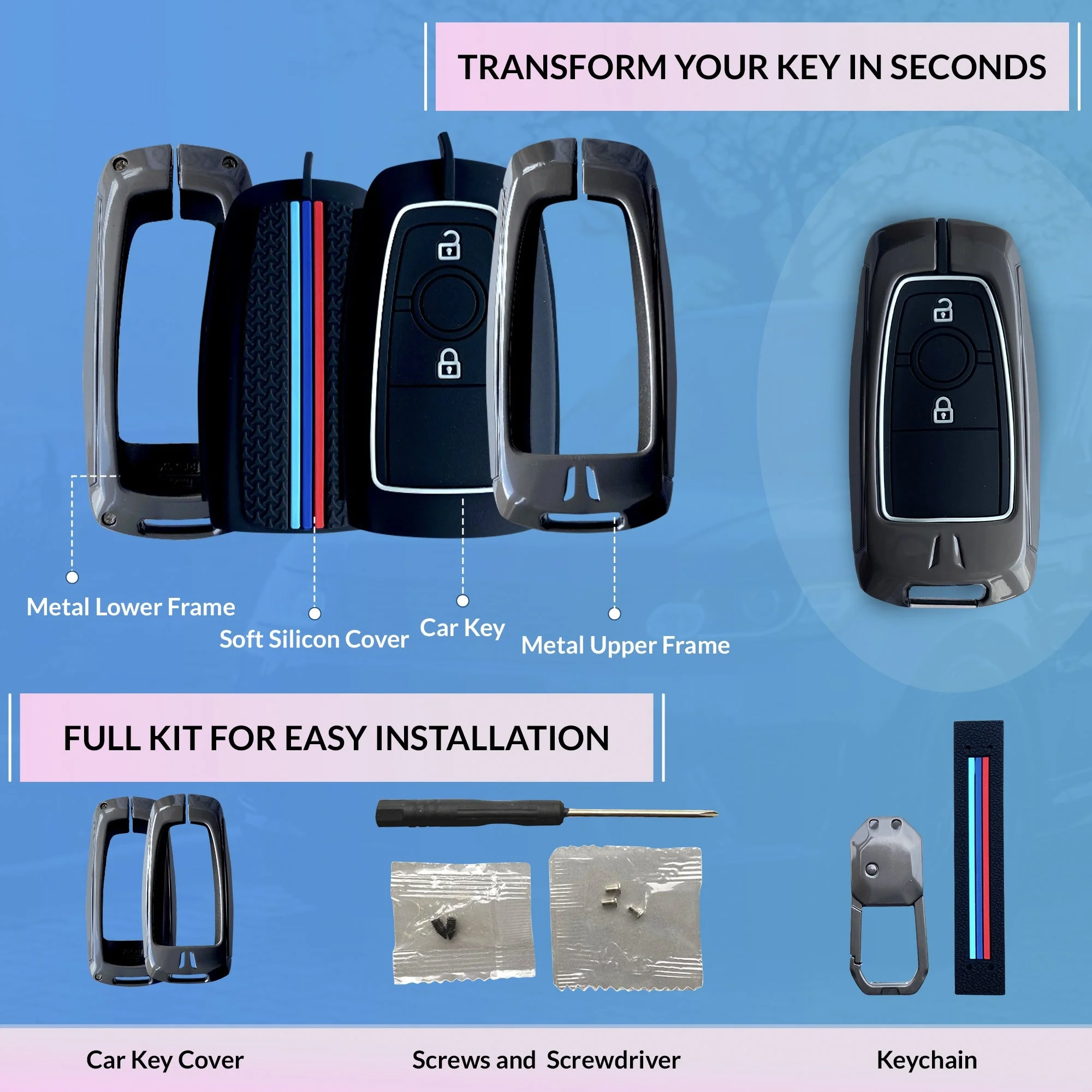 Neodrift 'KeyShield' Key Cover for Ford Figo - Image 6
