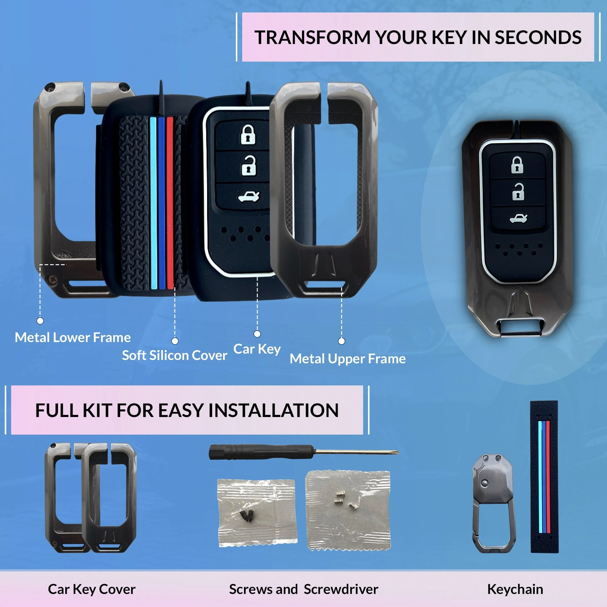 Neodrift 'KeyShield' Key Cover for Honda WR-V - Image 6
