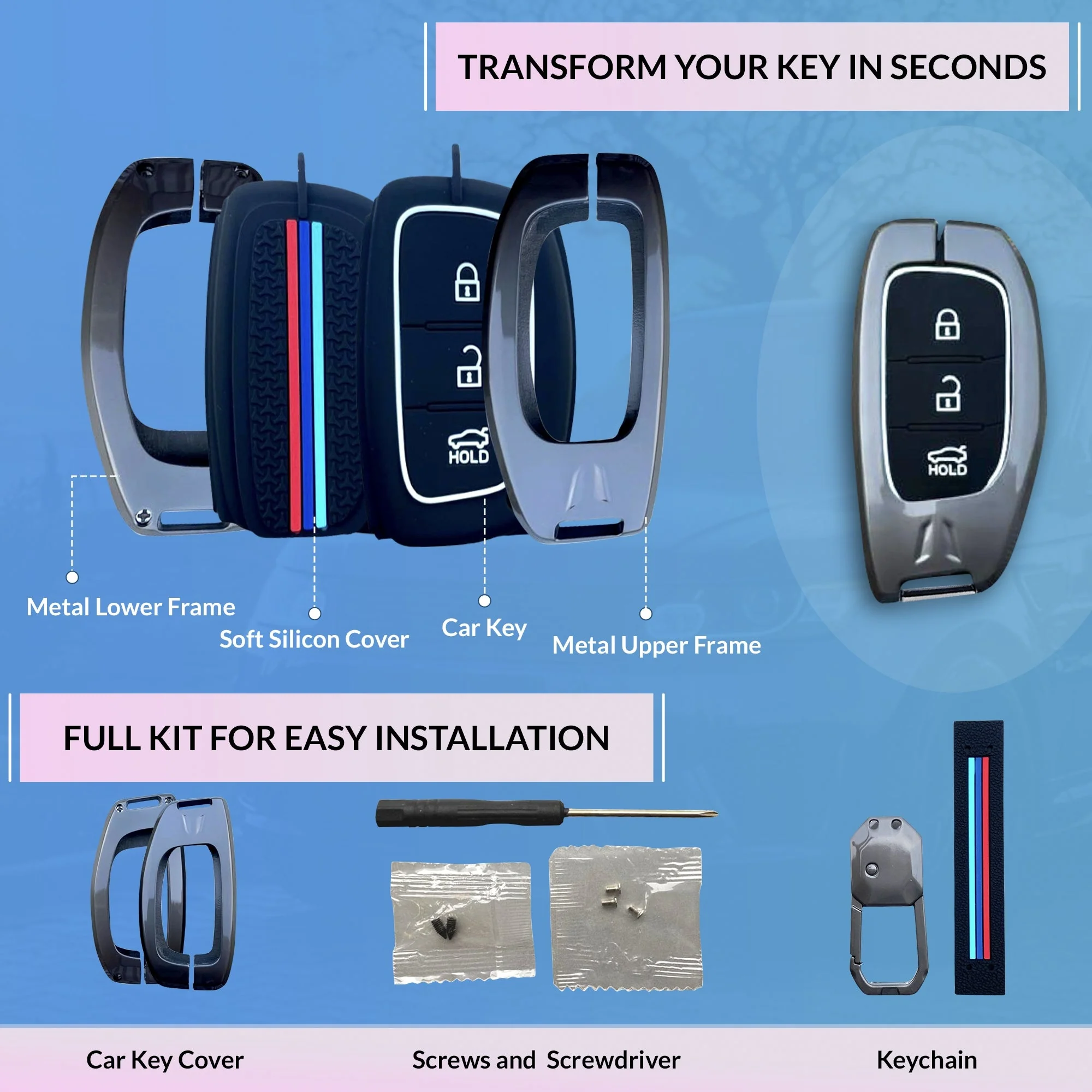 Neodrift 'KeyShield' Key Cover for Hyundai i10 Grand - Image 12