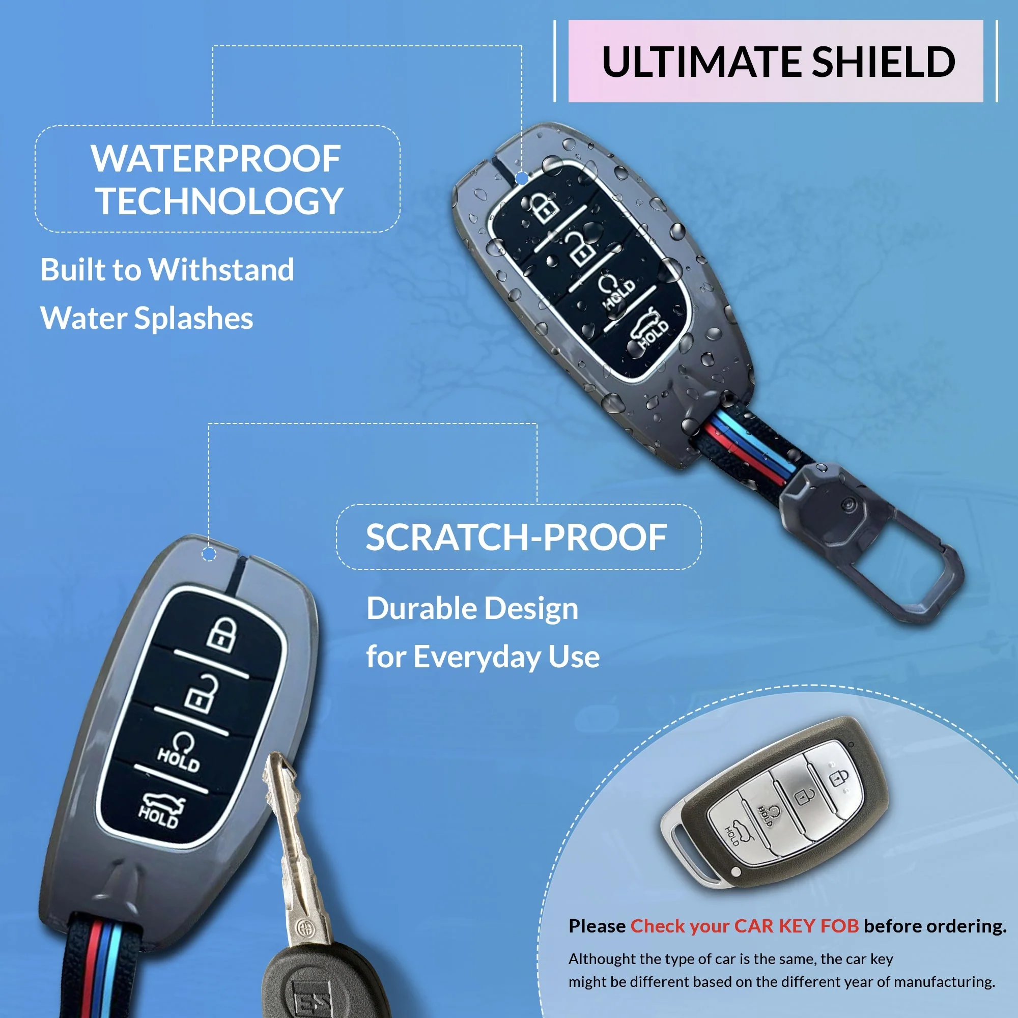 Neodrift 'KeyShield' Key Cover for Hyundai Tucson - Image 3