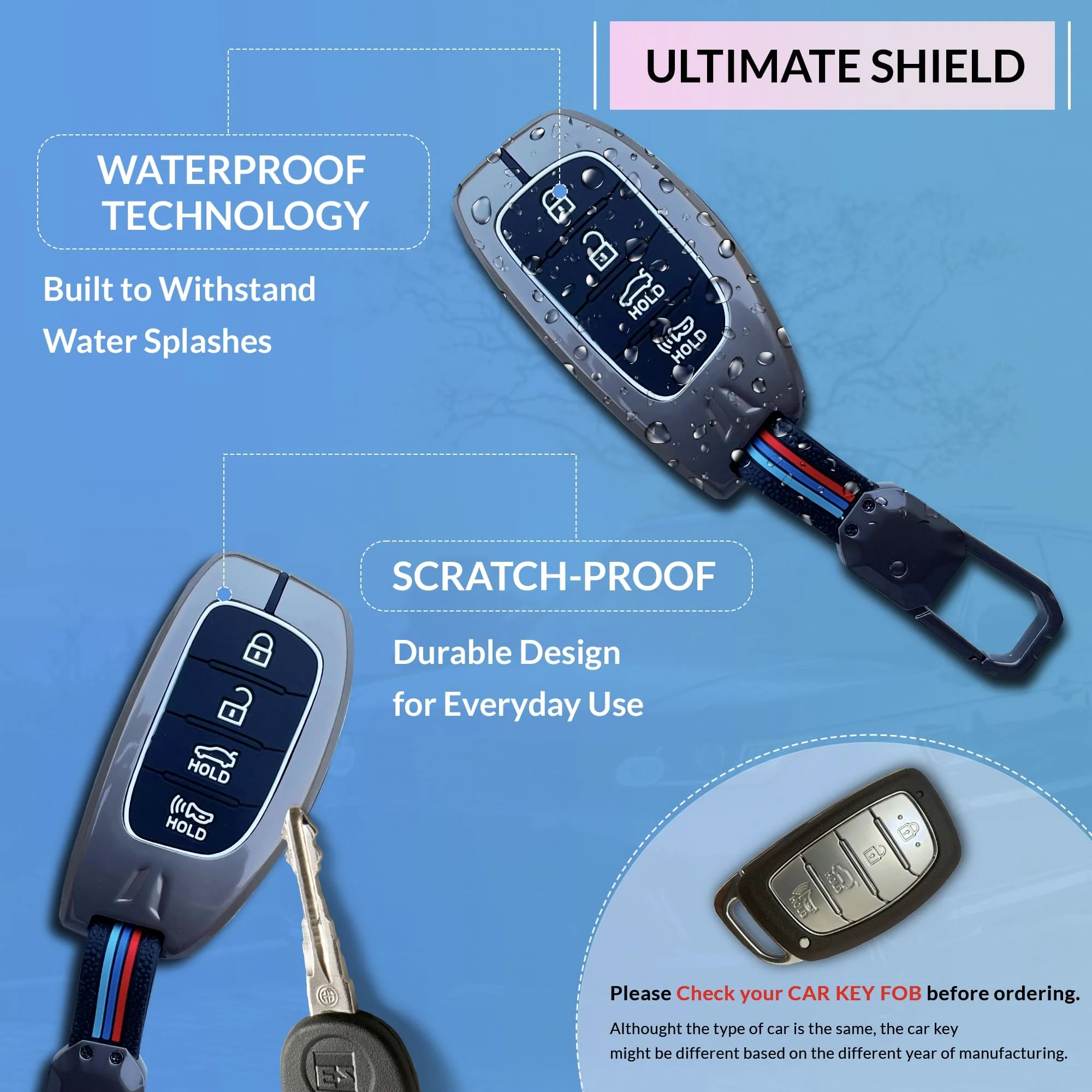 Neodrift 'KeyShield' Key Cover for Hyundai Venue - Image 11