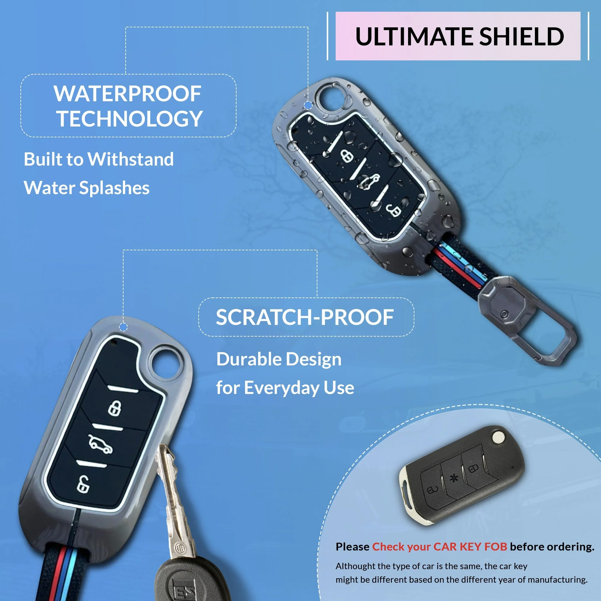 Neodrift 'KeyShield' Key Cover for Mahindra Thar - Image 3