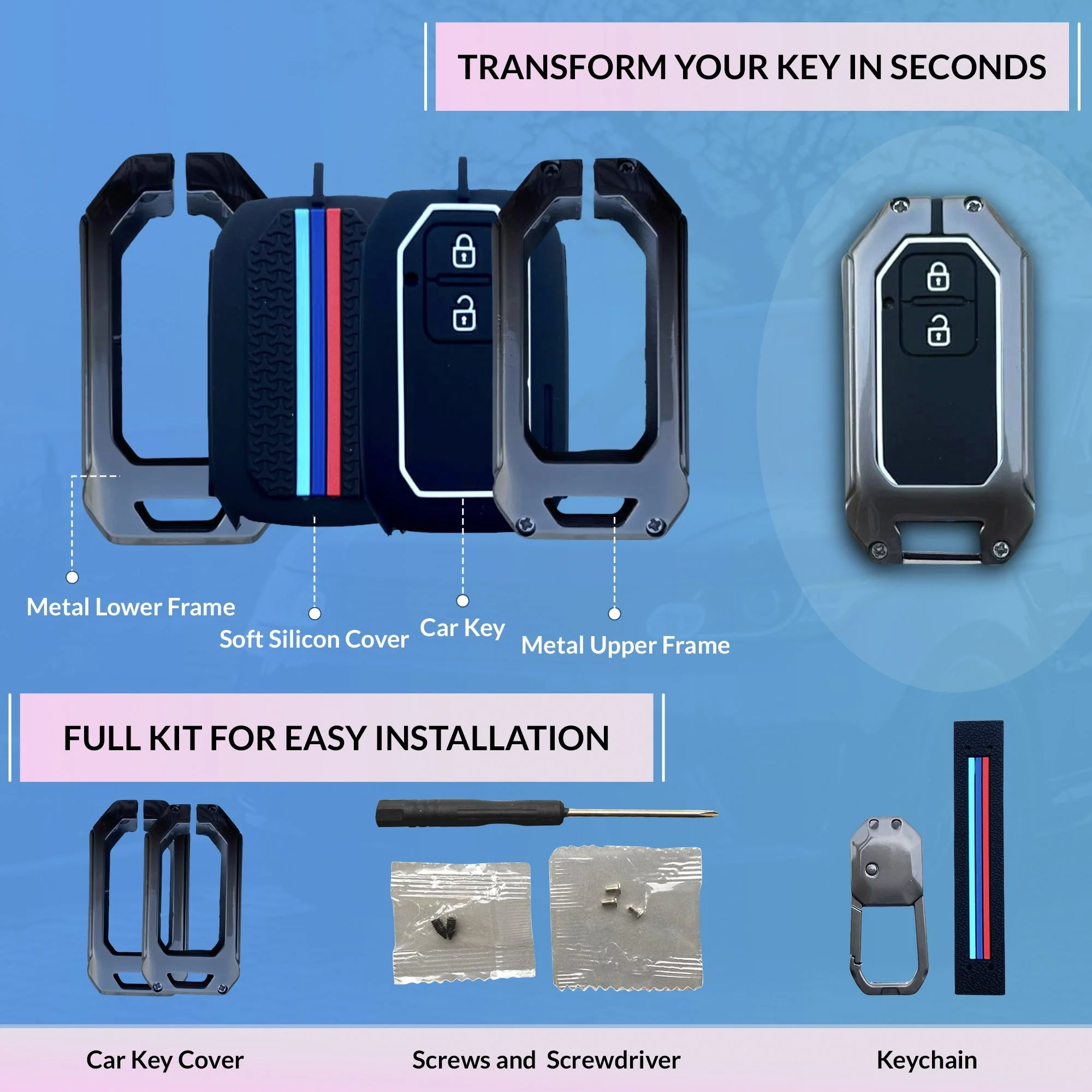 Neodrift 'KeyShield' Key Cover for Maruti Suzuki Dzire - Image 12