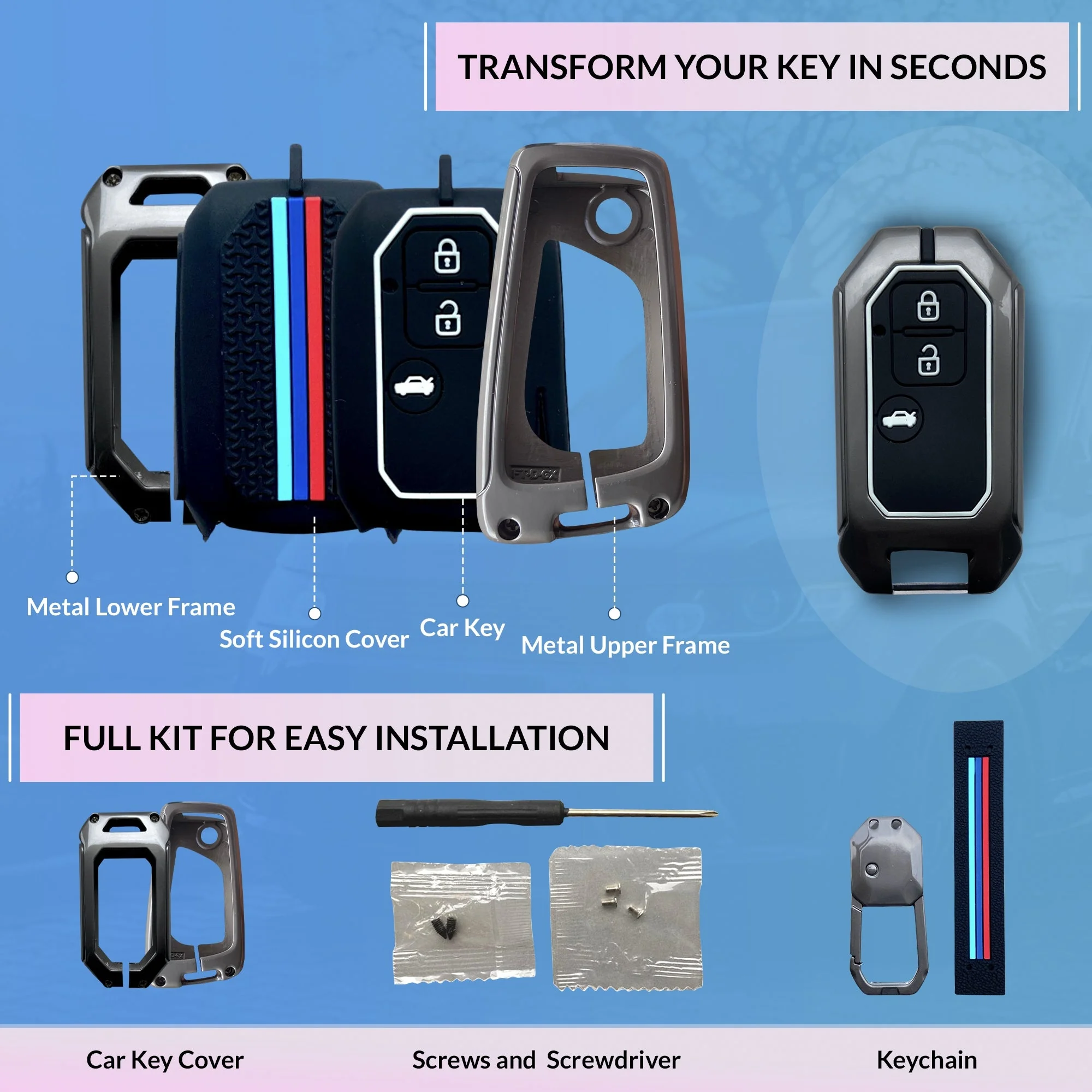 Neodrift 'KeyShield' Key Cover for Maruti Suzuki Dzire - Image 18