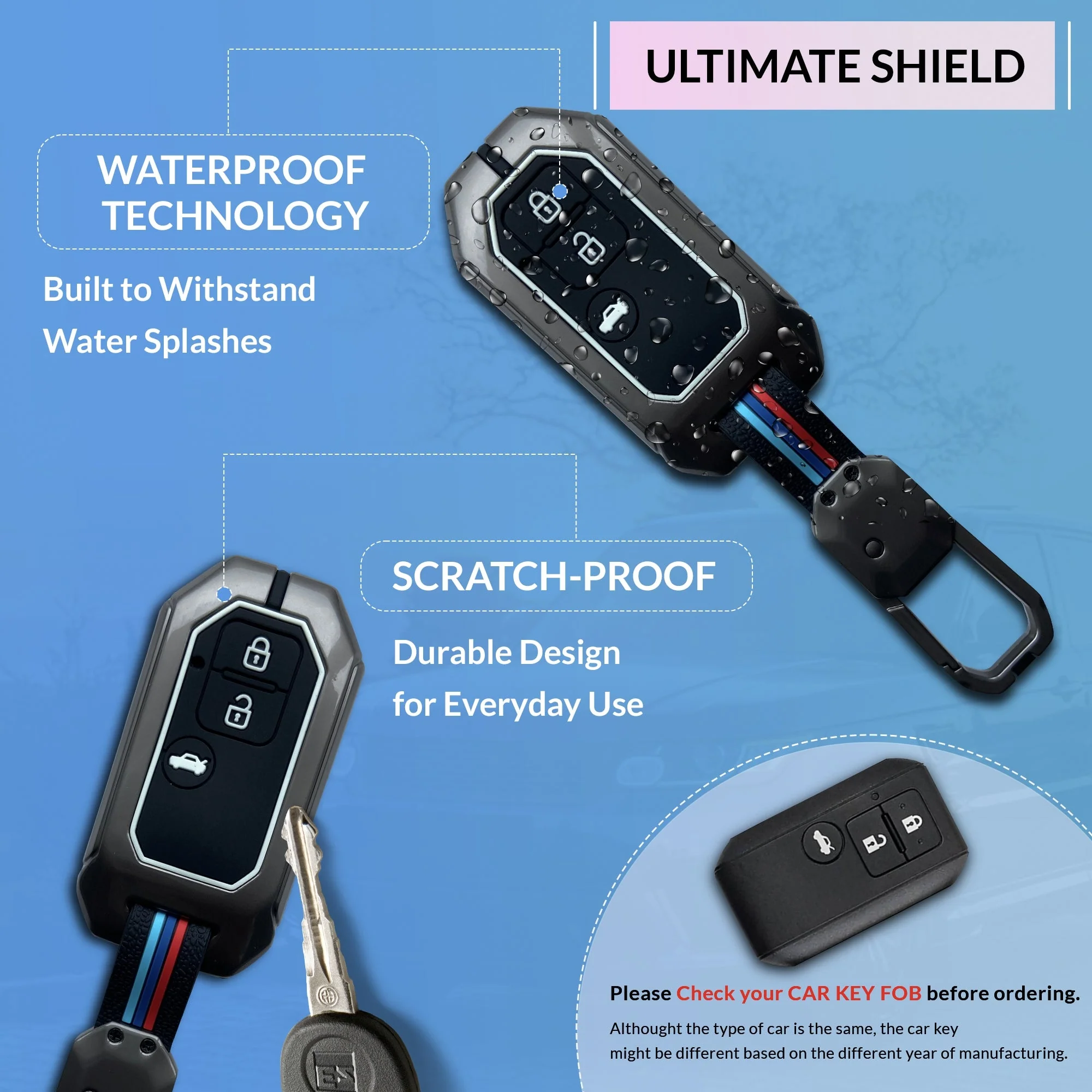 Neodrift 'KeyShield' Key Cover for Maruti Suzuki Ertiga - Image 15