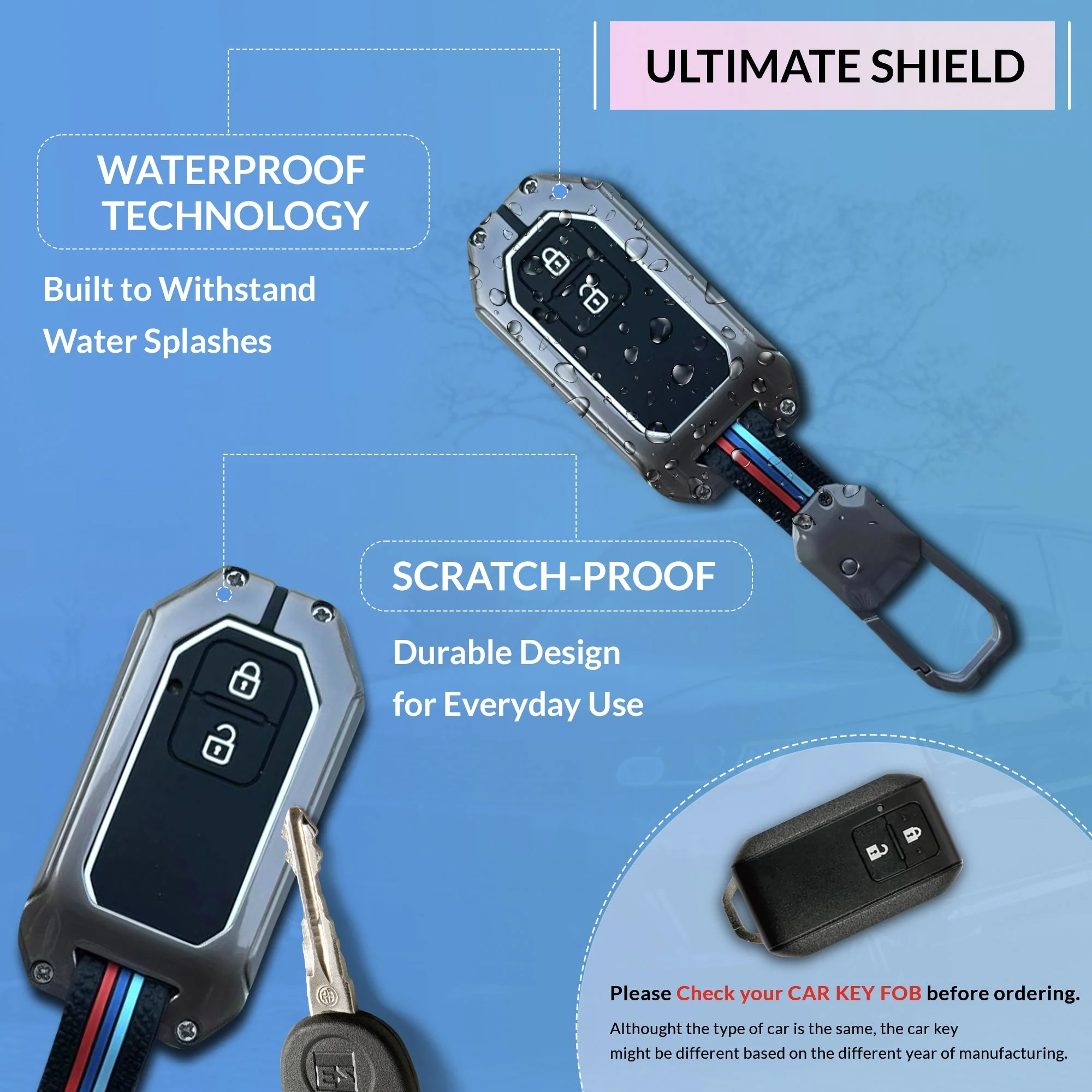 Neodrift 'KeyShield' Key Cover for Maruti Suzuki Ertiga - Image 9