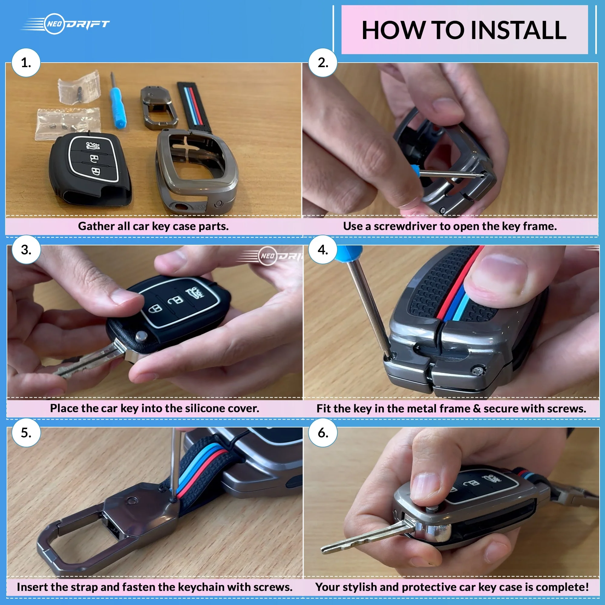 Neodrift 'KeyShield' Key Cover for Maruti Suzuki Swift - Image 13