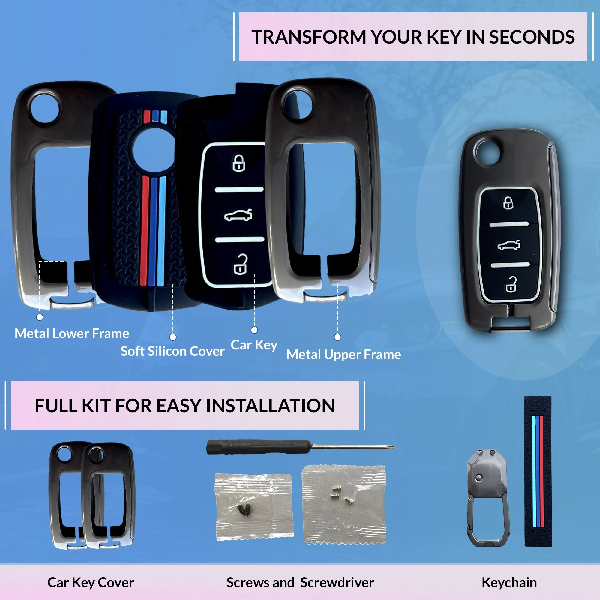 Neodrift 'KeyShield' Key Cover for Skoda Laura - Image 6