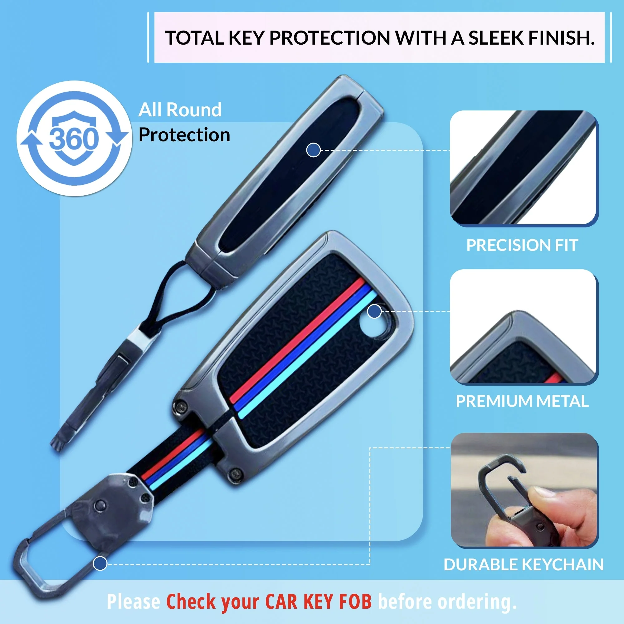 Neodrift 'KeyShield' Key Cover for Volkswagen Tiguan - Image 2