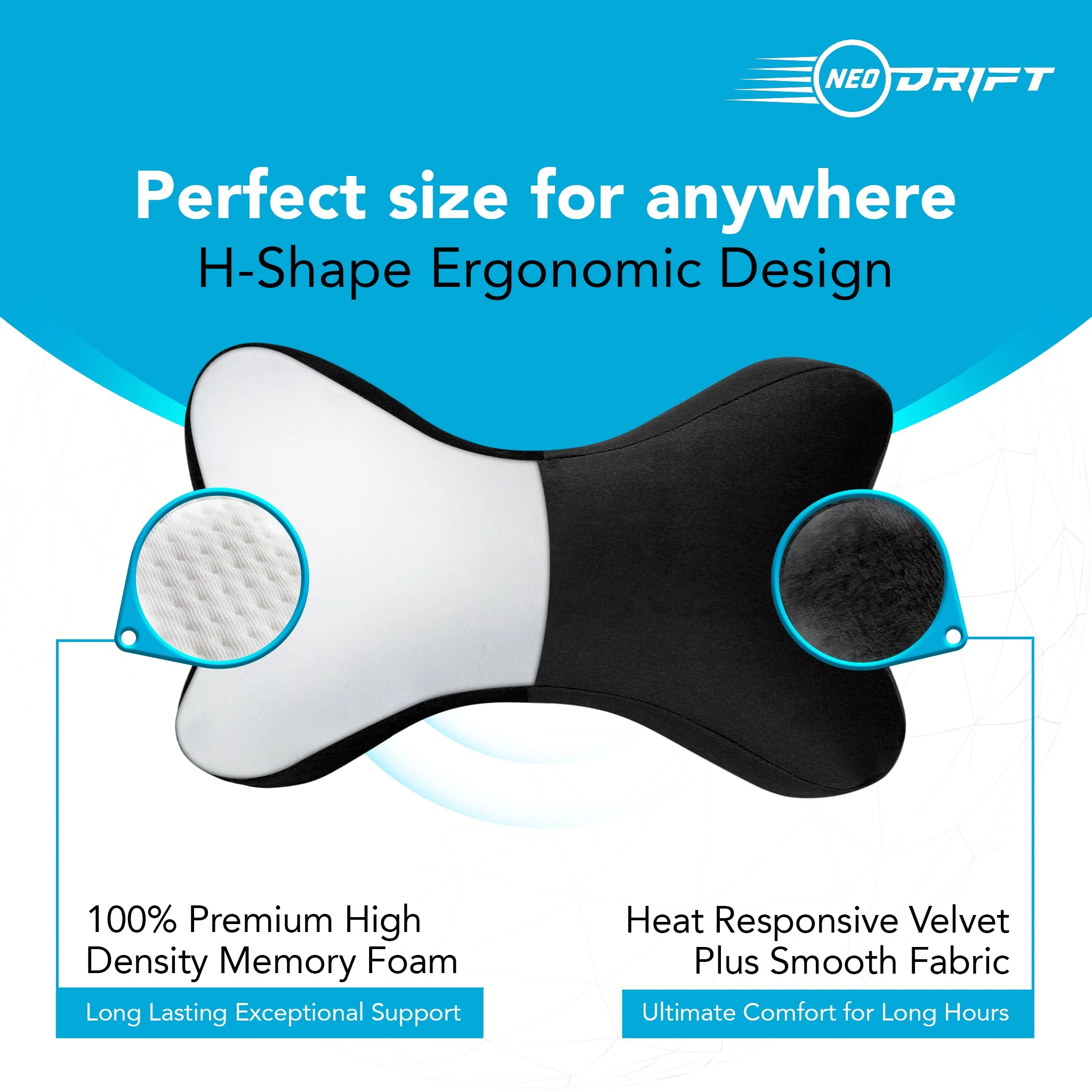 Neodrift Neck Cushions for Neck Support in Car/Office Seat - Image 105