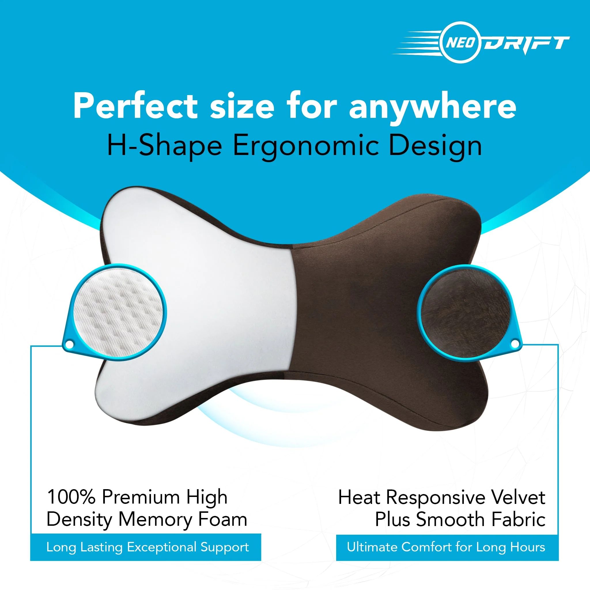 Neodrift Neck Cushions for Neck Support in Car/Office Seat - Image 123