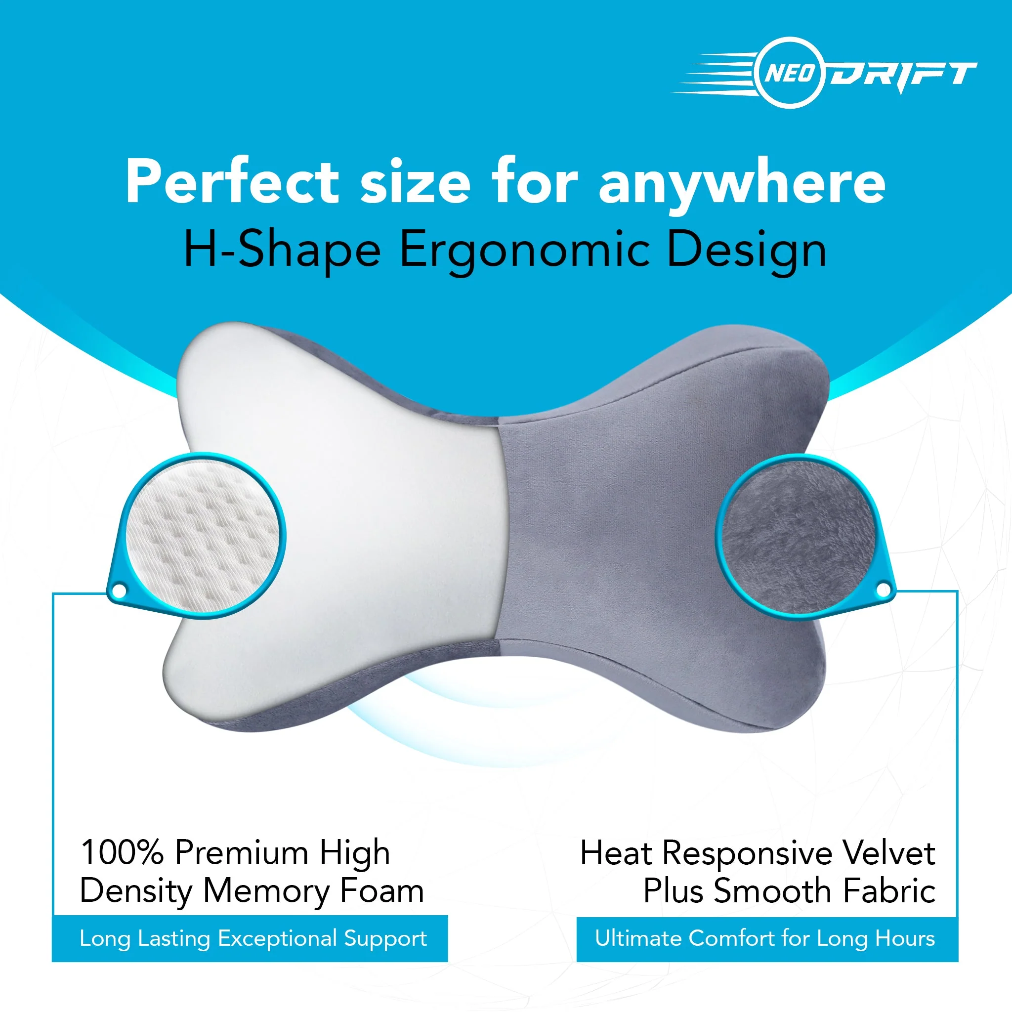 Neodrift Neck Cushions for Neck Support in Car/Office Seat - Image 129