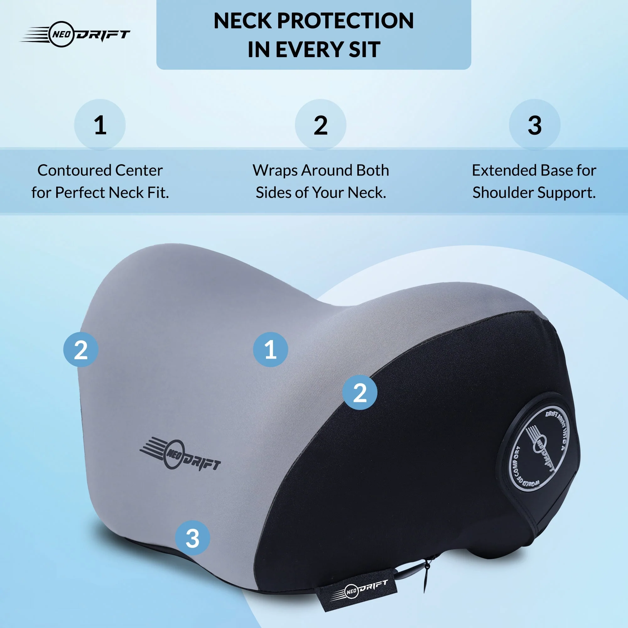 Neodrift Neck Cushions for Neck Support in Car/Office Seat - Image 27