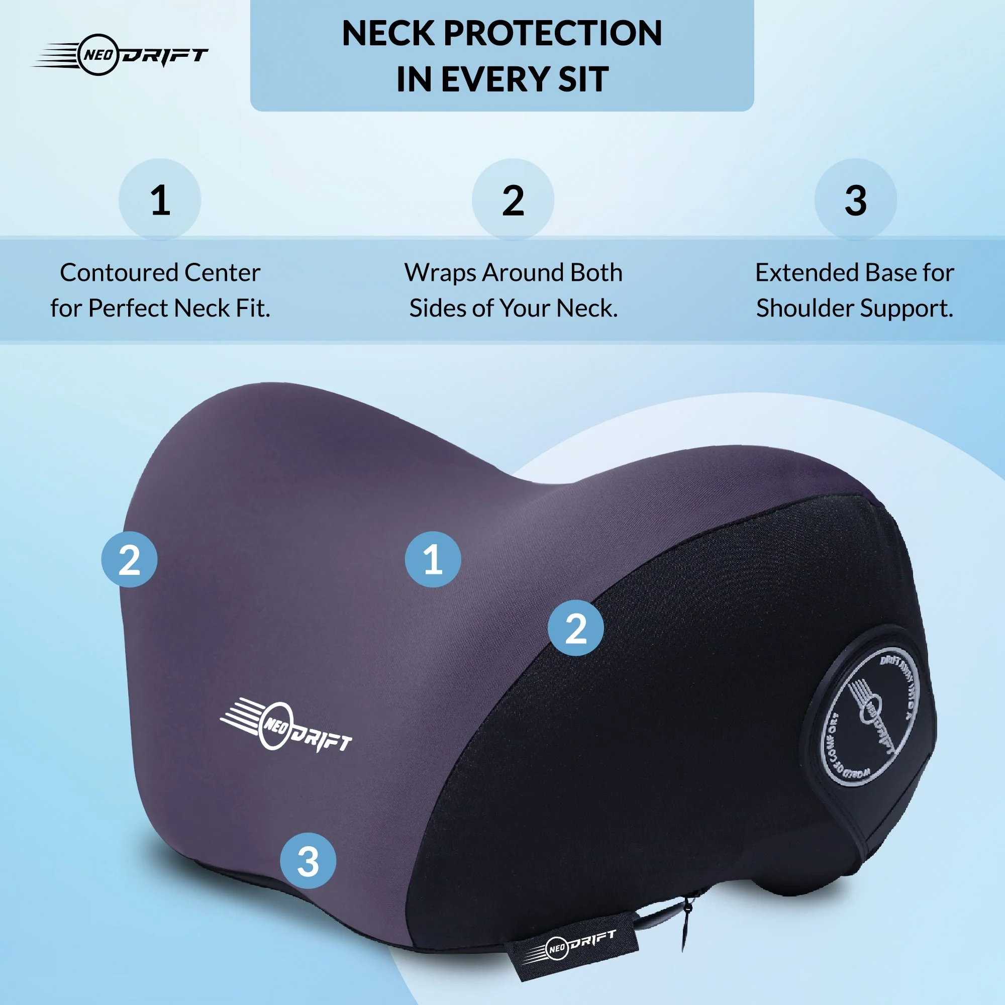 Neodrift Neck Cushions for Neck Support in Car/Office Seat - Image 33