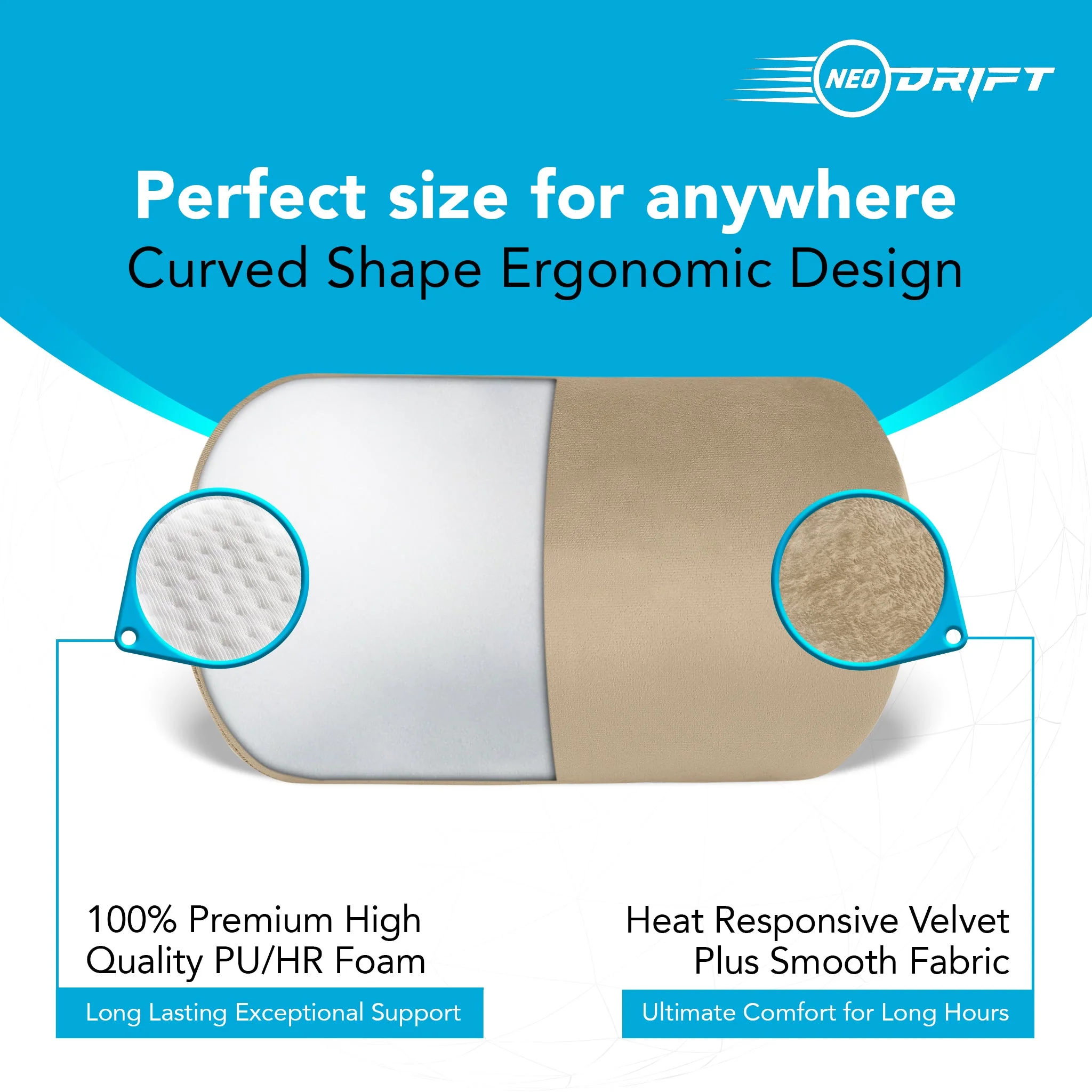 Neodrift Neck Cushions for Neck Support in Car/Office Seat - Image 38