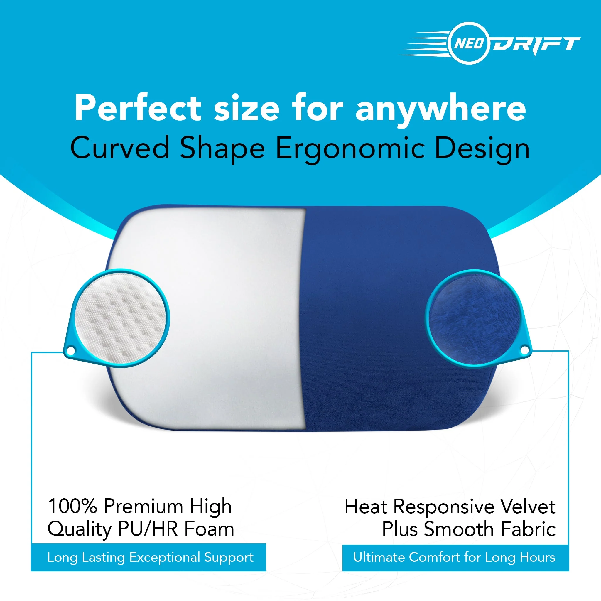 Neodrift Neck Cushions for Neck Support in Car/Office Seat - Image 59