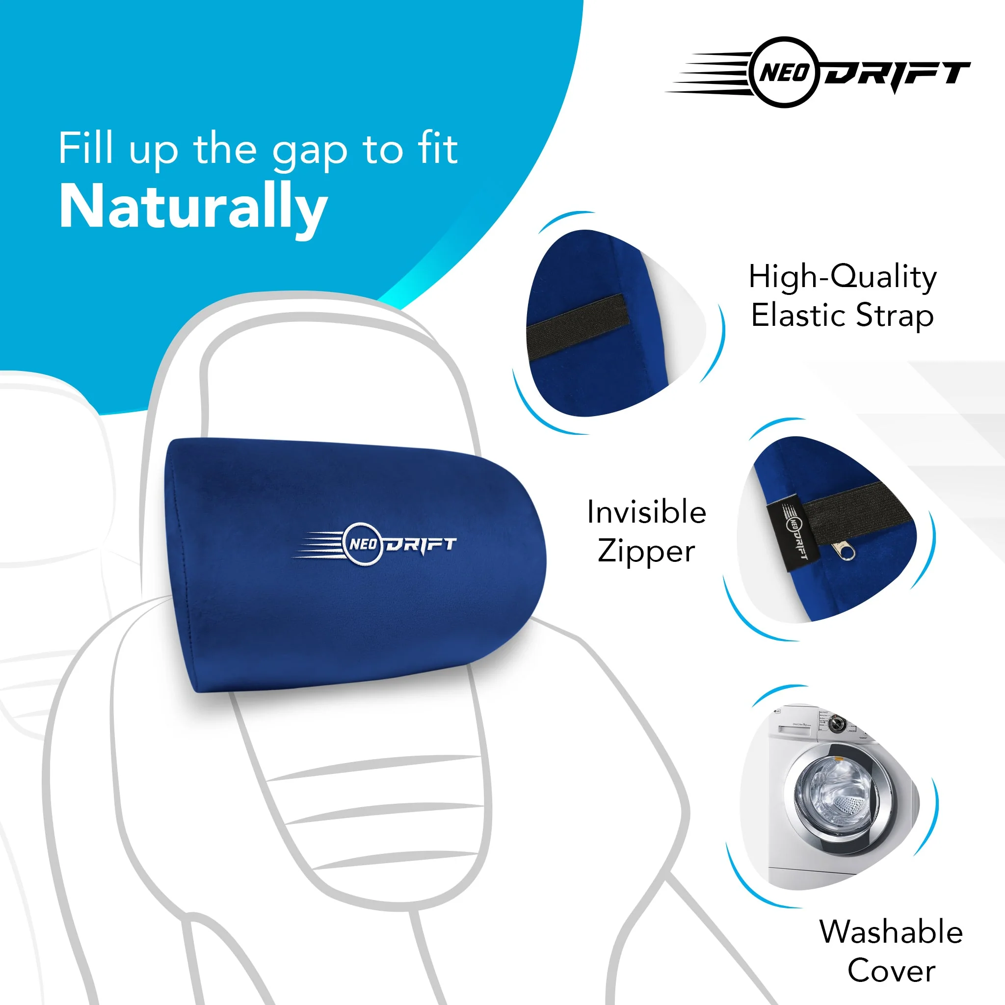 Neodrift Neck Cushions for Neck Support in Car/Office Seat - Image 60