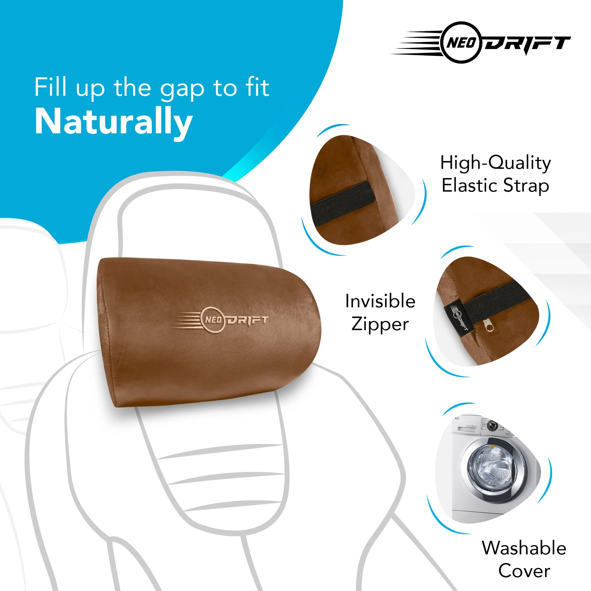 Neodrift Neck Cushions for Neck Support in Car/Office Seat - Image 67