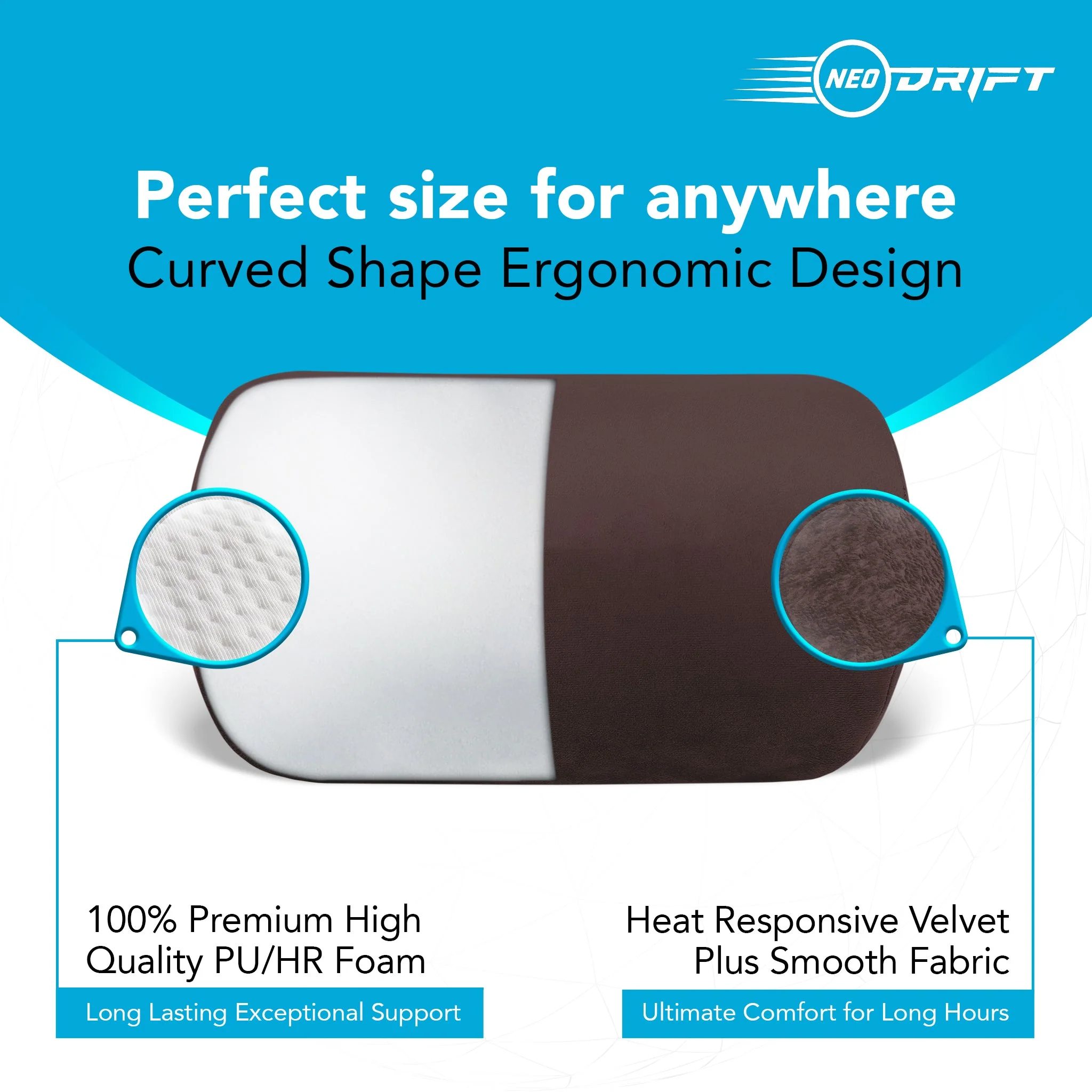 Neodrift Neck Cushions for Neck Support in Car/Office Seat - Image 73
