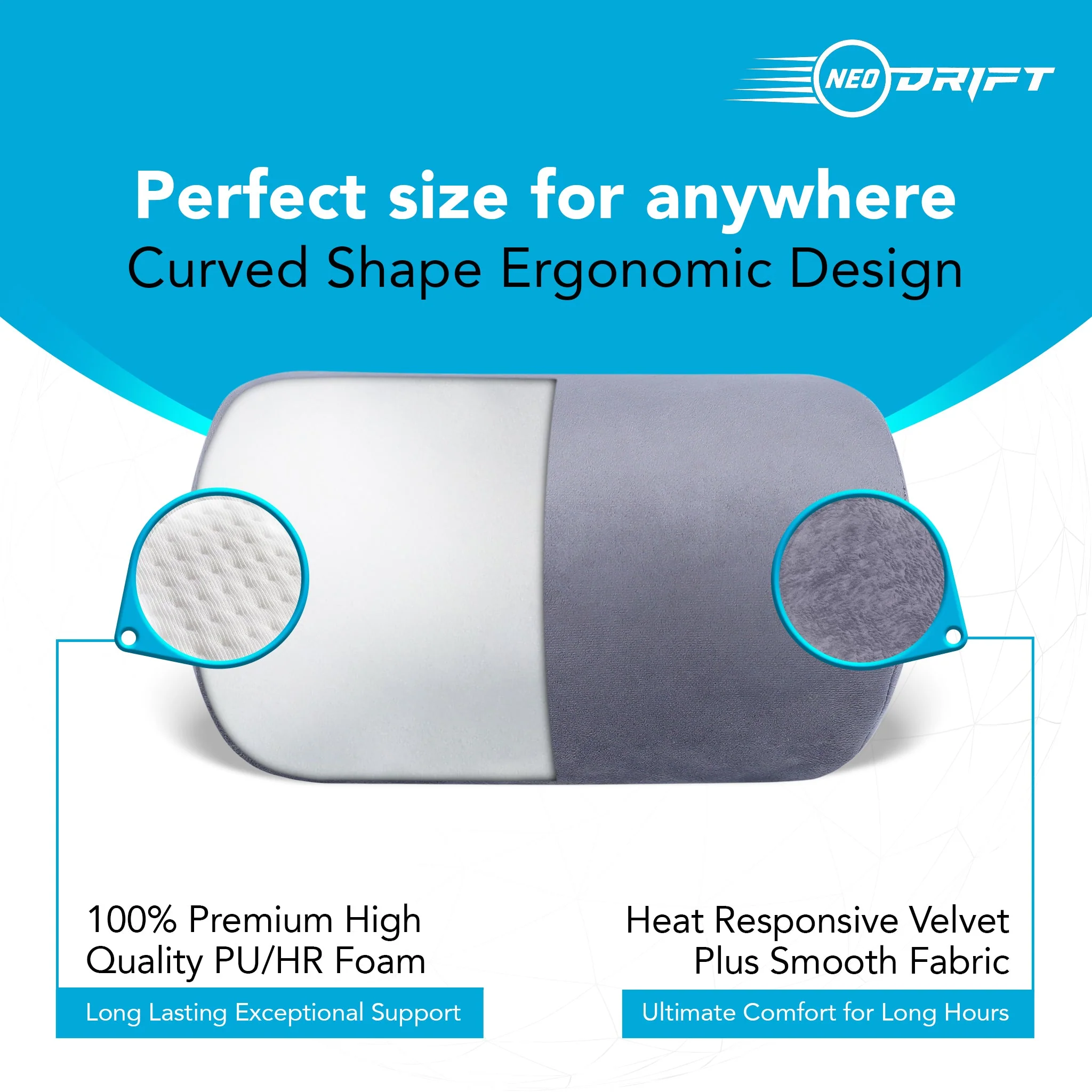 Neodrift Neck Cushions for Neck Support in Car/Office Seat - Image 80