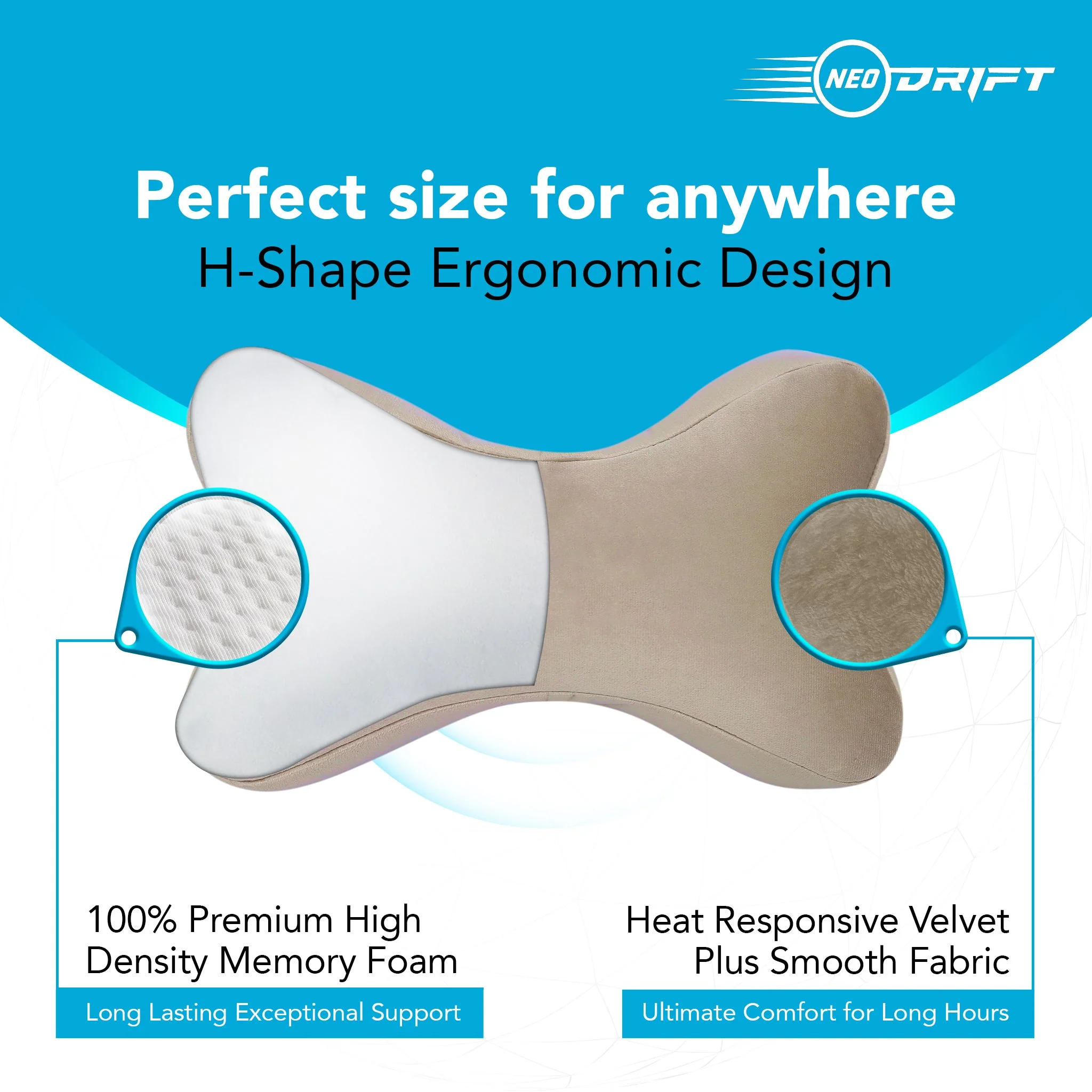 Neodrift Neck Cushions for Neck Support in Car/Office Seat - Image 93