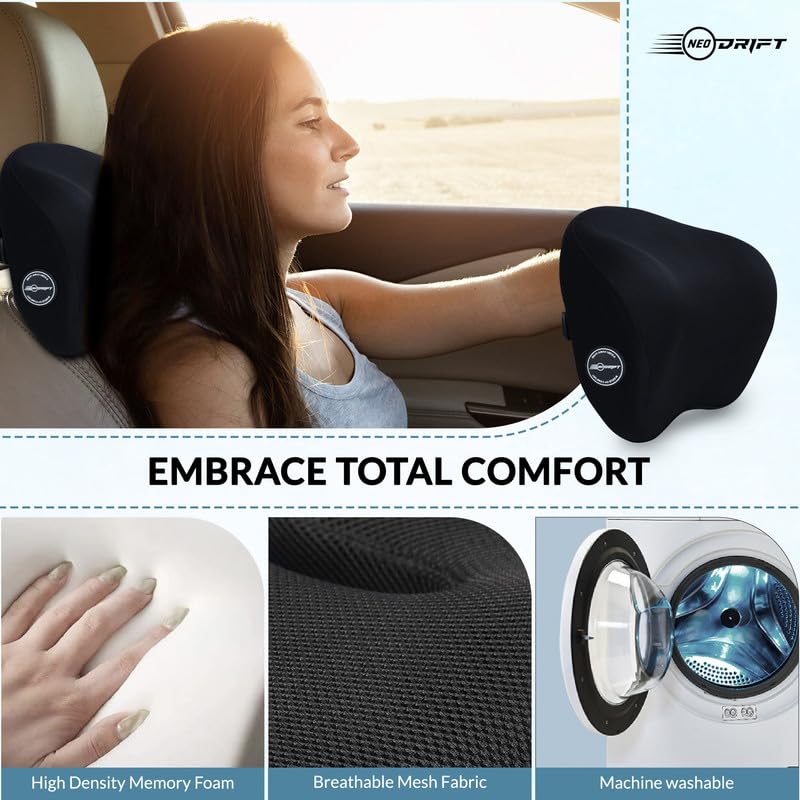 Neodrift COMBOS 'Neo-Kit' for Neck Support & Back Support in Car/Office Seat - Image 44