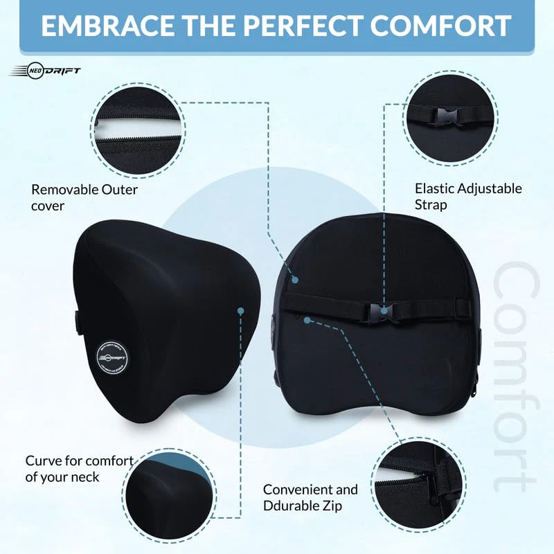 Neodrift COMBOS 'Neo-Kit' for Neck Support & Back Support in Car/Office Seat - Image 51