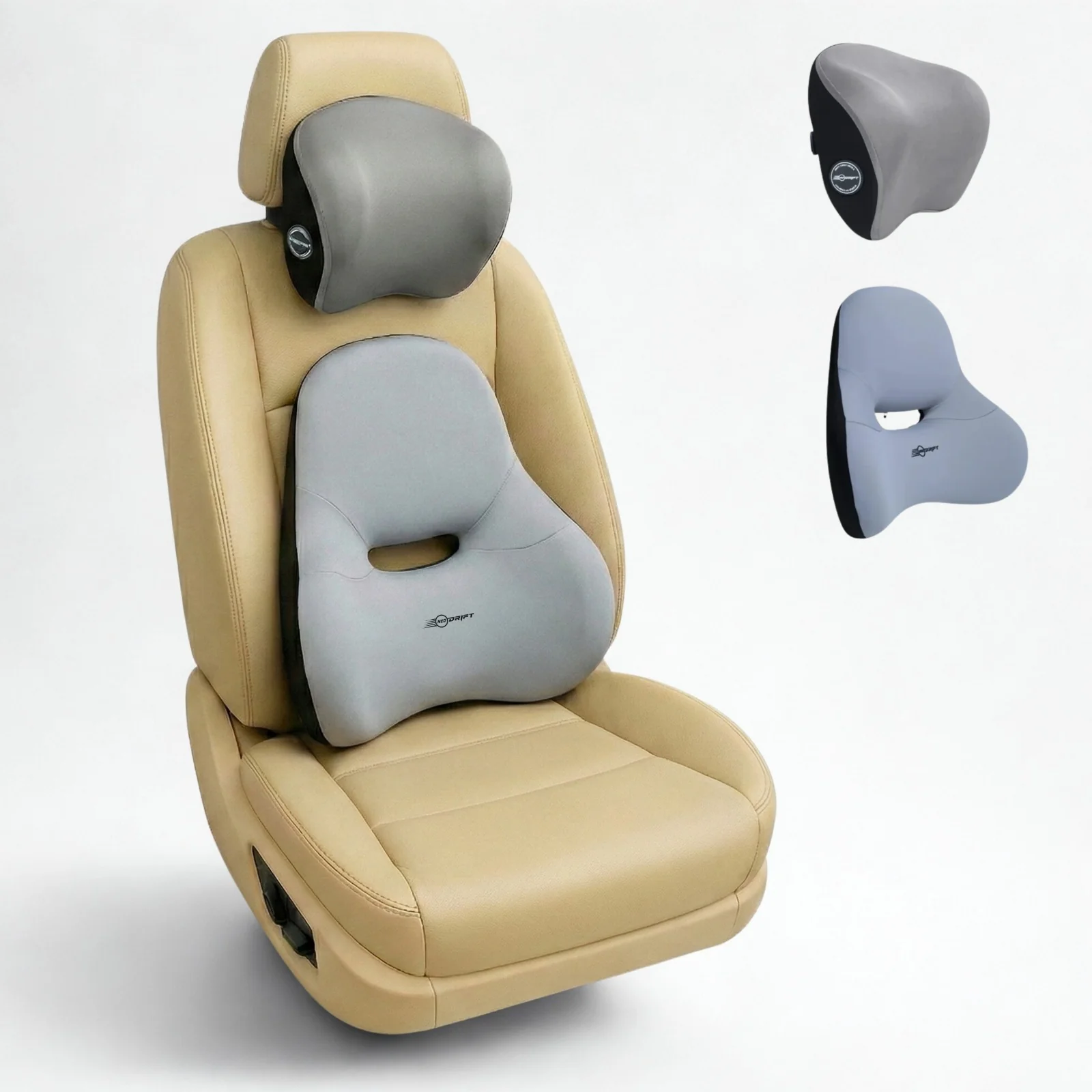 Neodrift COMBOS 'Neo-Kit' for Neck Support & Back Support in Car/Office Seat - Image 52