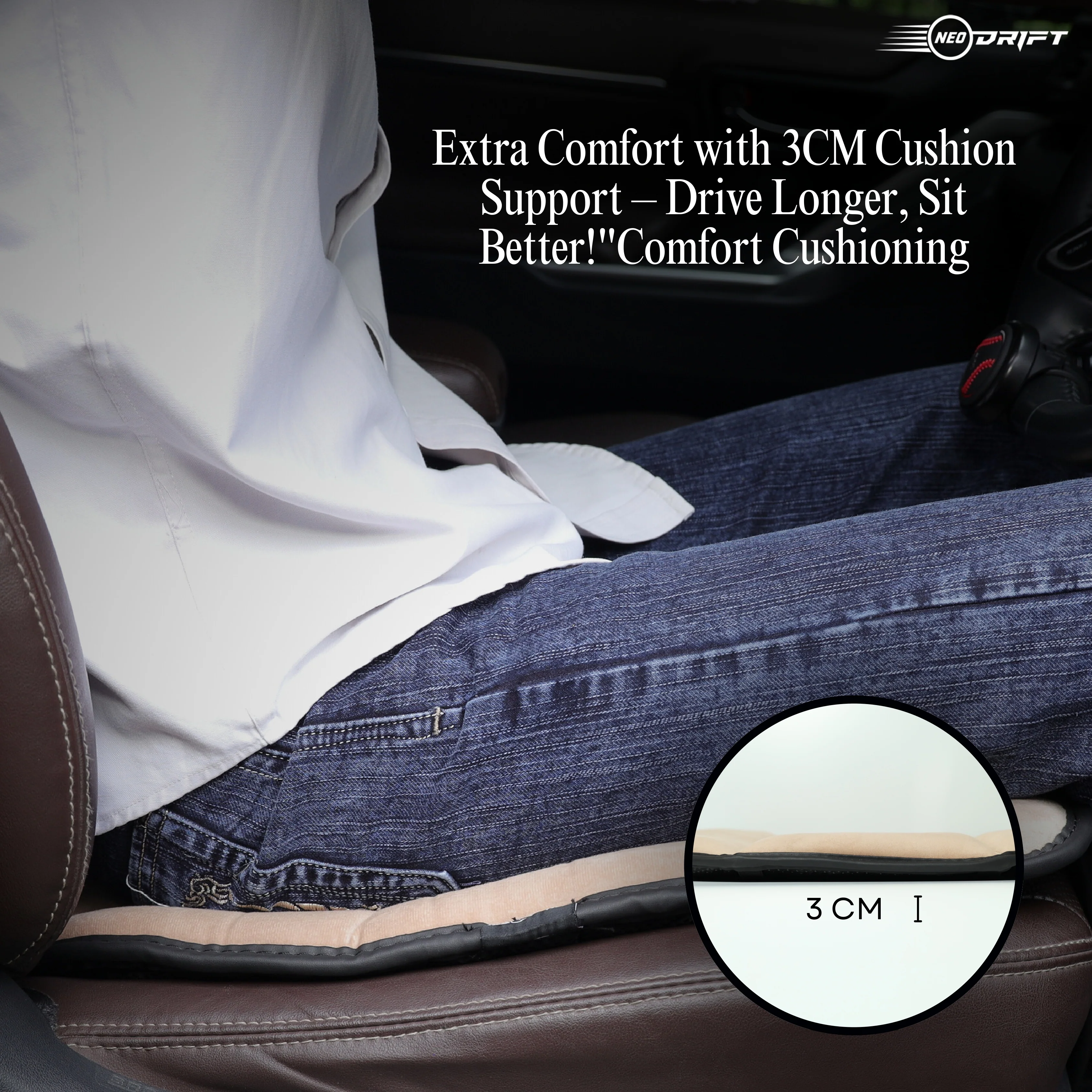 Neodrift COMBOS 'Neo-Kit' for Neck Support & Back Support in Car/Office Seat - Image 68
